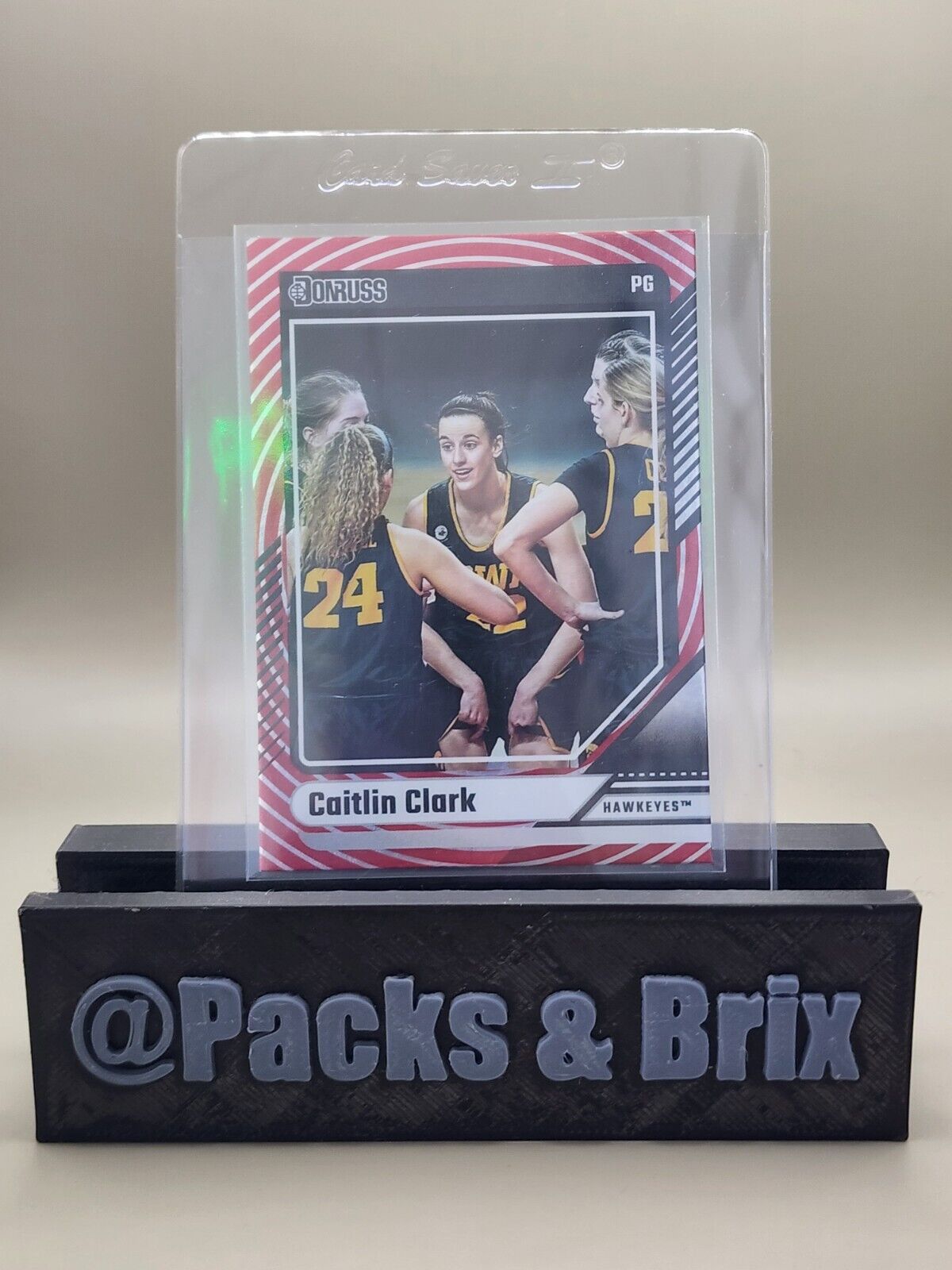 2024 Panini Caitlin Clark Collection Target Red Foil #2