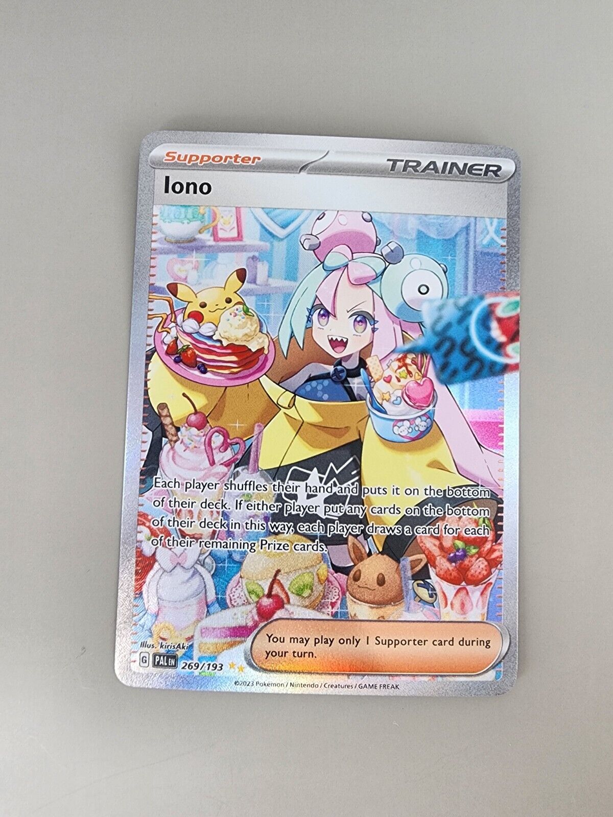 Pokémon TCG Iono Scarlet & Violet - Paldea Evolved 269/193 Holo Special...