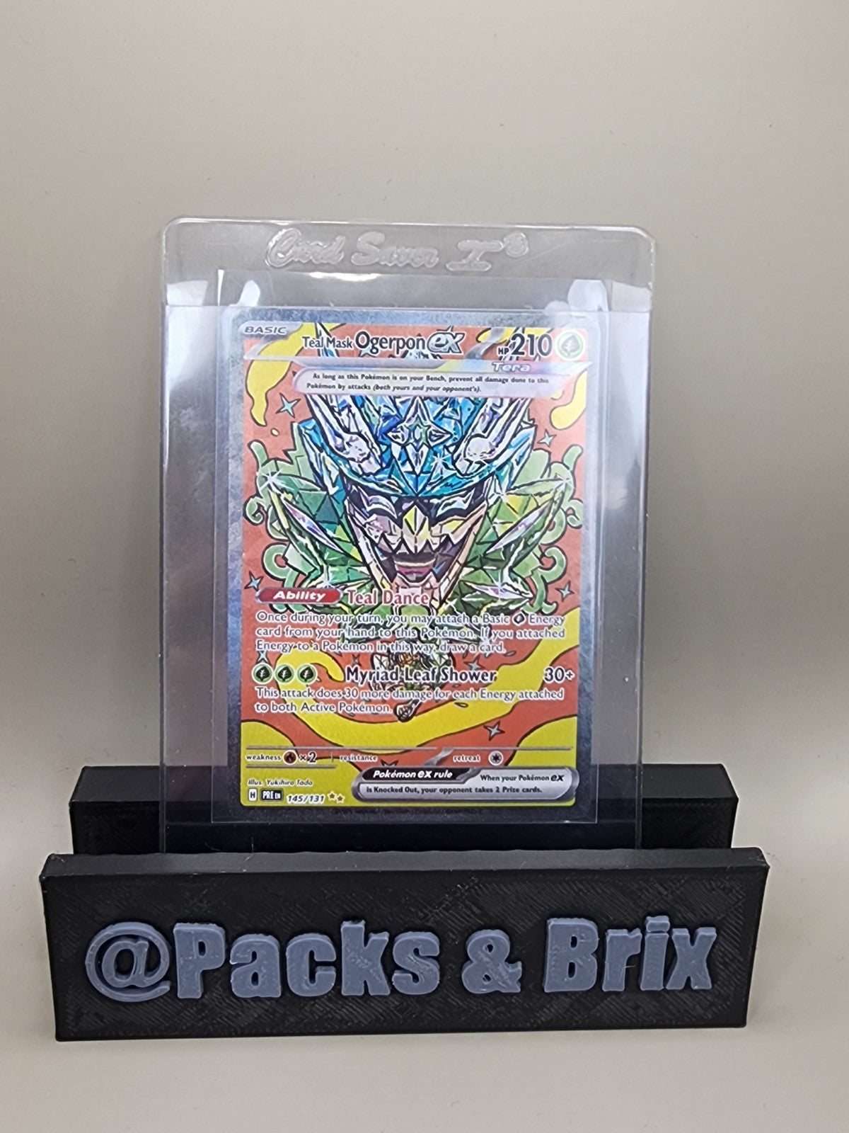 Teal Mask Ogerpon ex 145/131 Sv: Prismatic Evolutions Holo NM