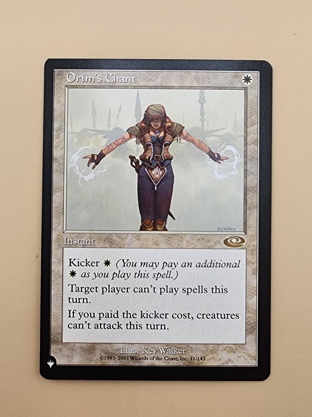 Orim's Chant The List Reprints Regular Near Mint NM