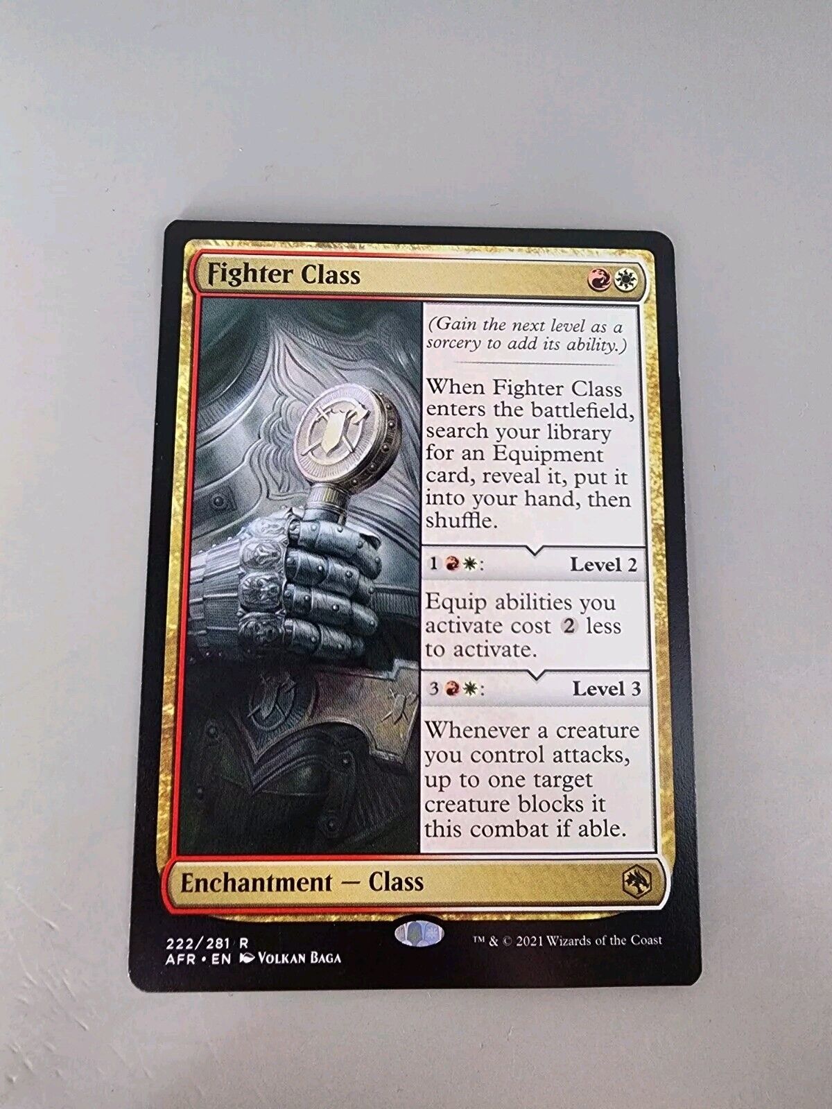 MTG Fighter Class Adventures in the Forgotten Realms (AFR) #222/281 Regular