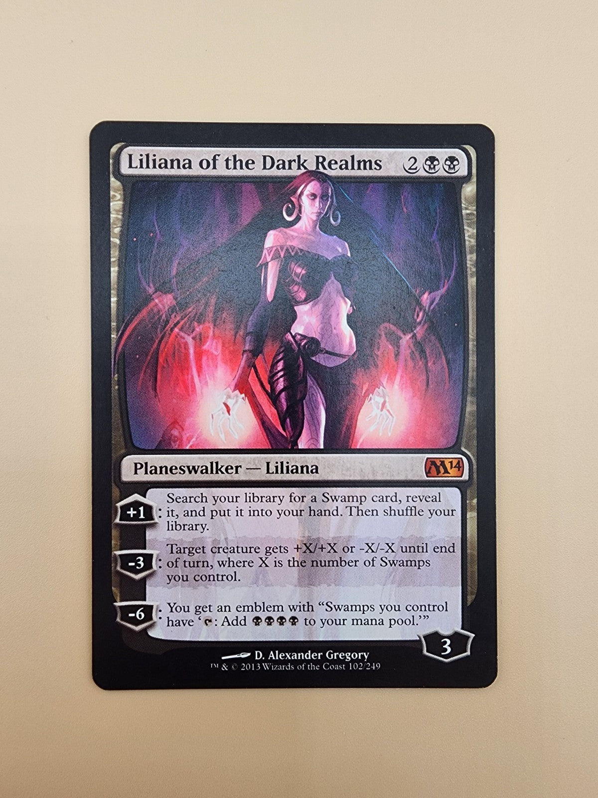 MTG Liliana of the Dark Realms Core Set 2014 (M14) Magic LP