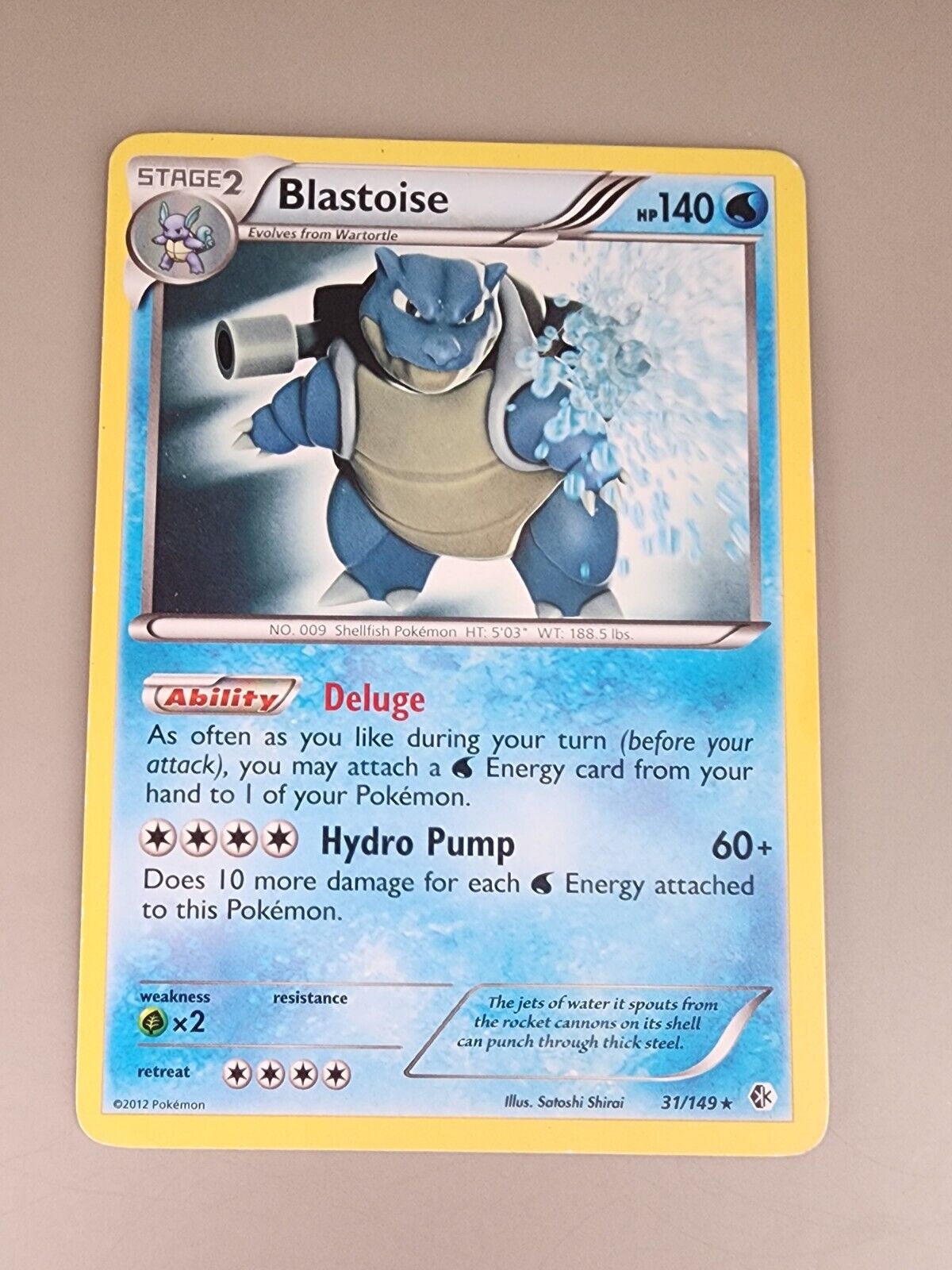 Pokémon TCG Blastoise Theme Deck Exclusives 31/149 LP