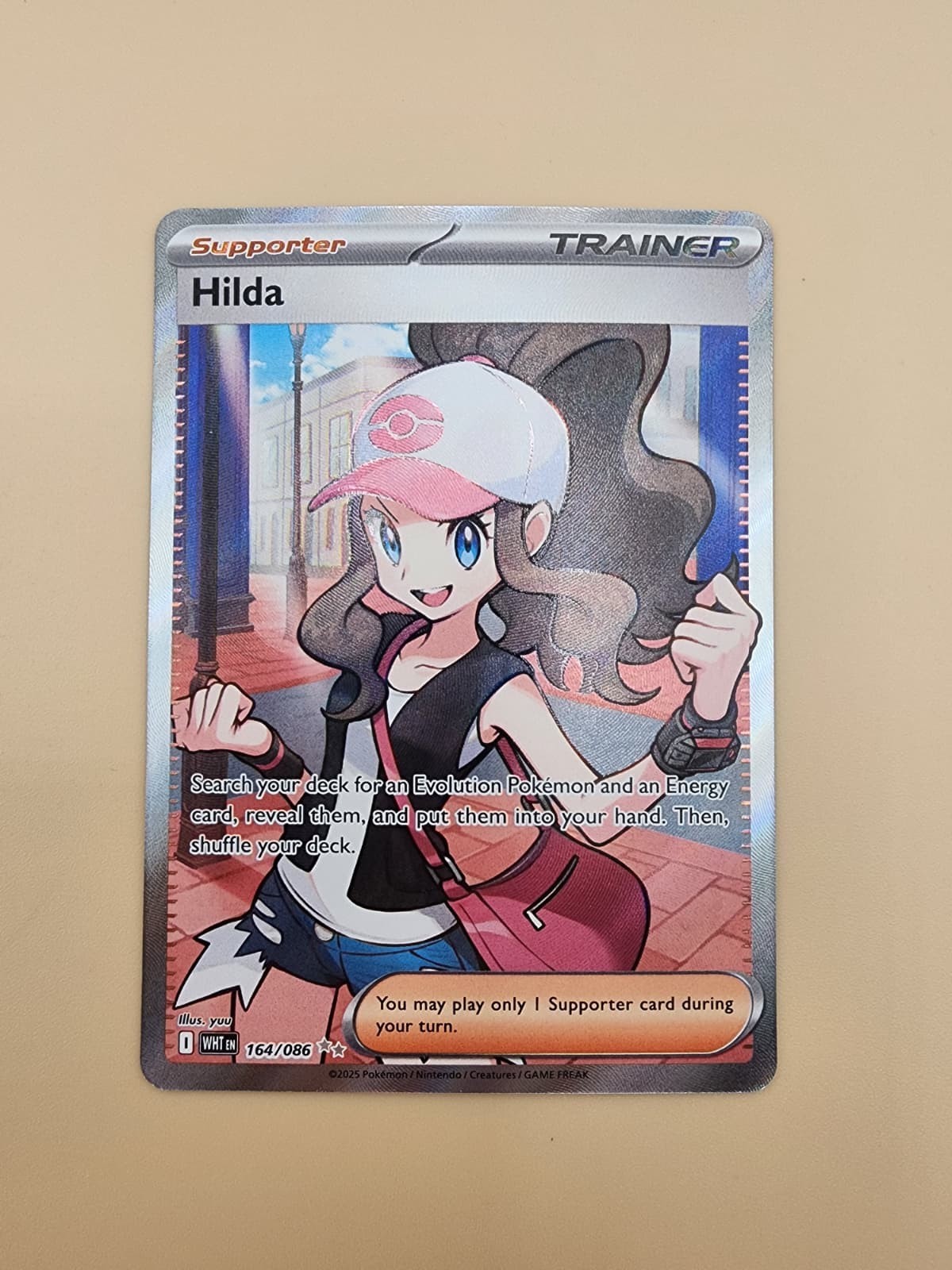 Hilda 164/086 Sv: White Flare Holo Near Mint (NM)
