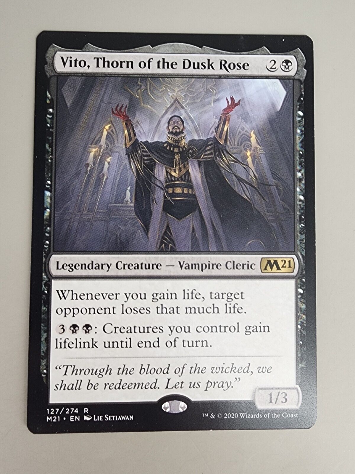 MTG Vito, Thorn of the Dusk Rose Core Set 2021 127/274 Regular Rare