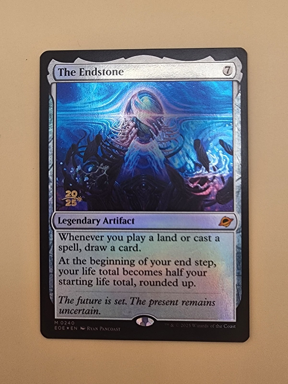 The Endstone MTG Edge of Eternities Prerelease Stamped Foil