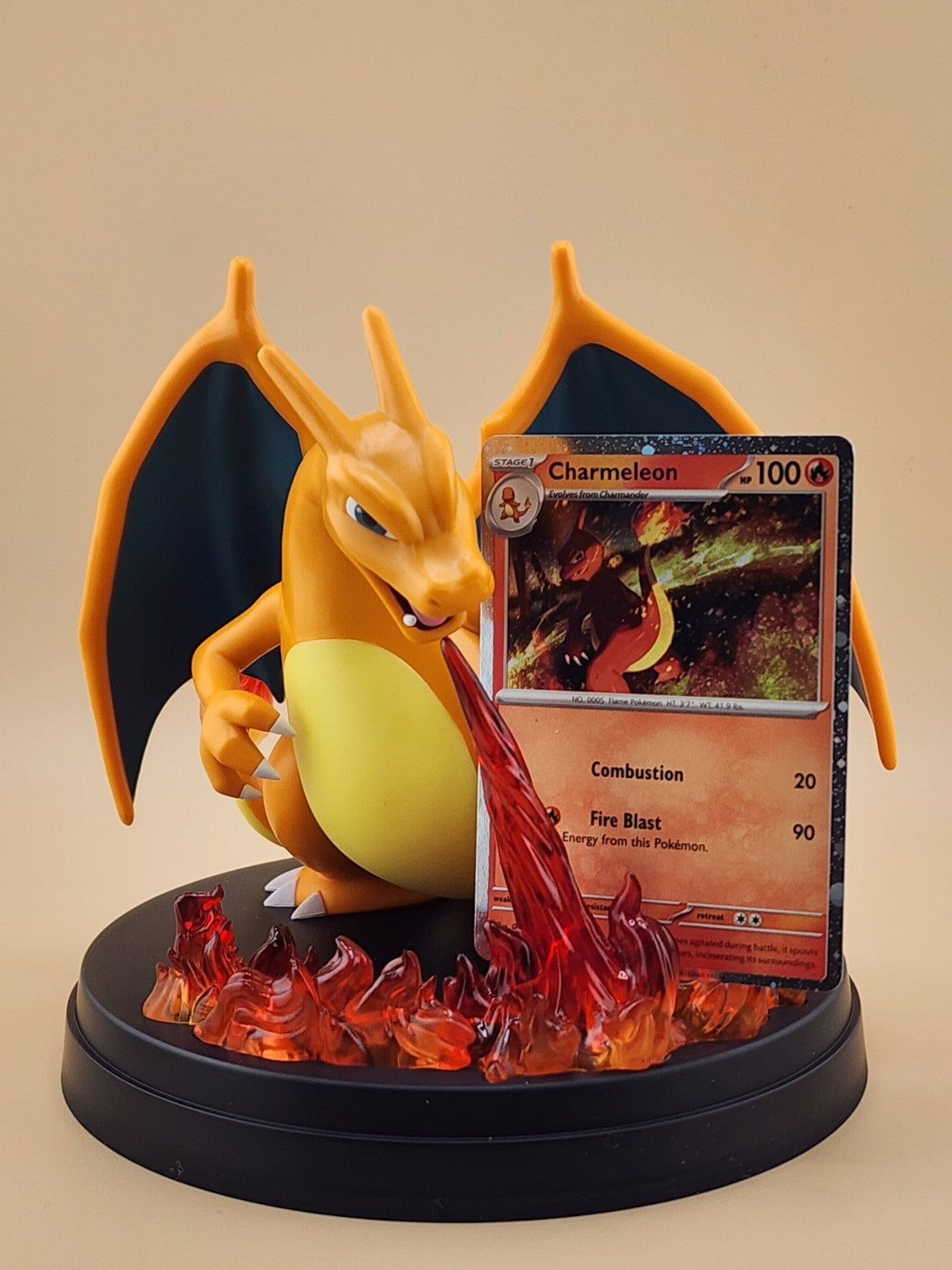 Charizard ex Super Premium Collection Box Card Display Pokemon TCG - FIGURE ONLY