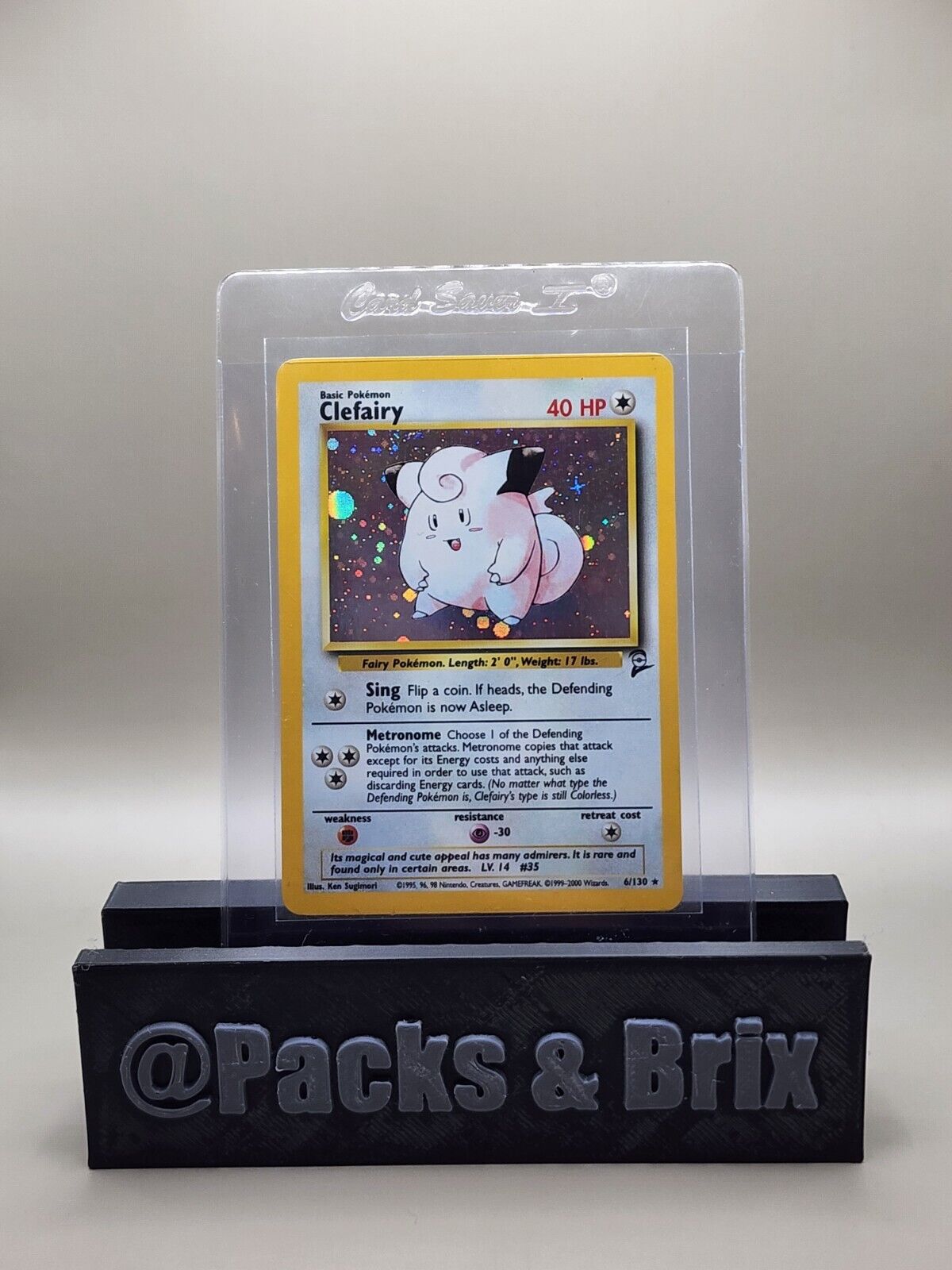 Clefairy 006/130 Base Set 2 Holo