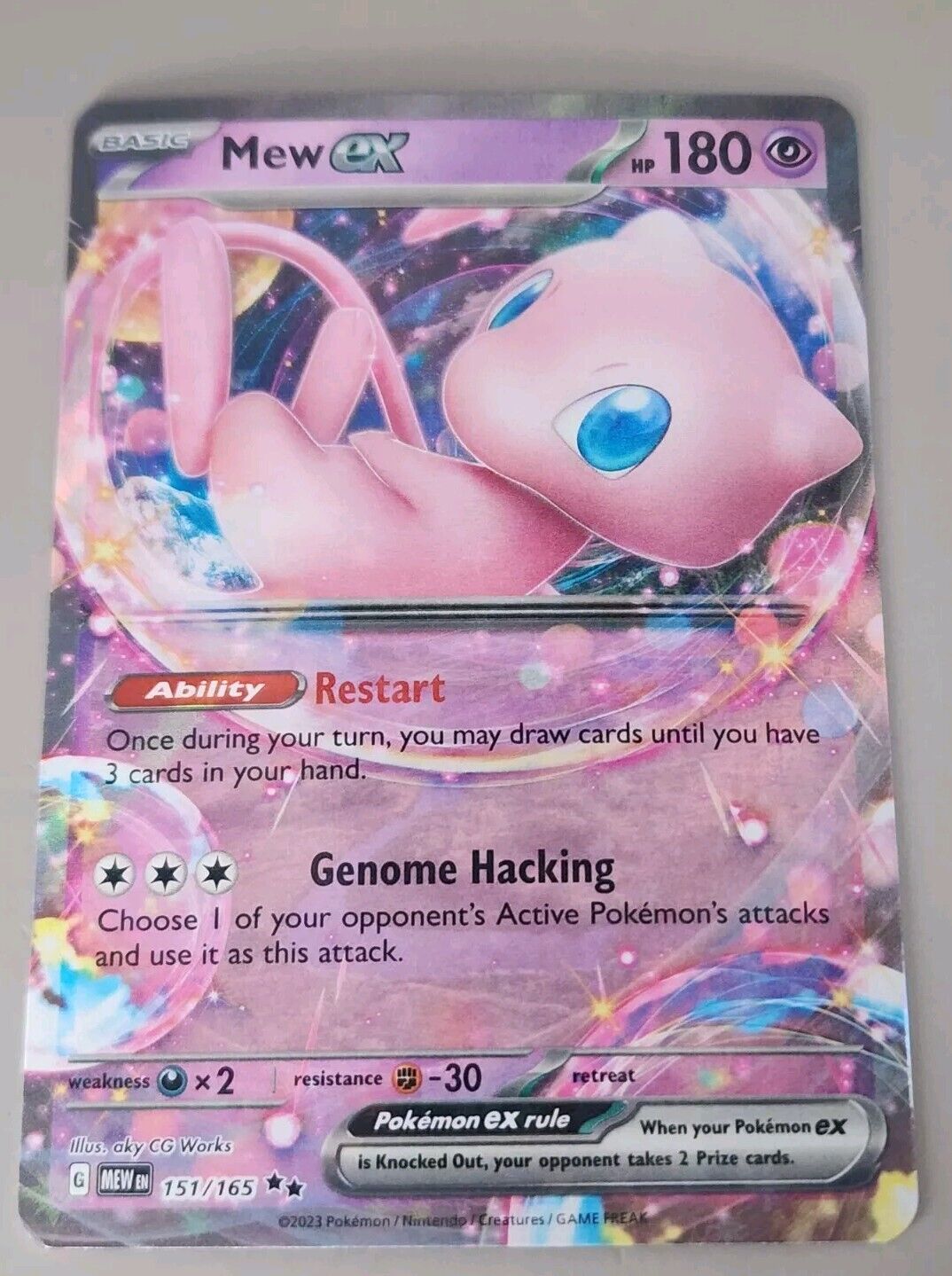 Mew ex 151/165 Sv: Scarlet & Violet 151 Holo