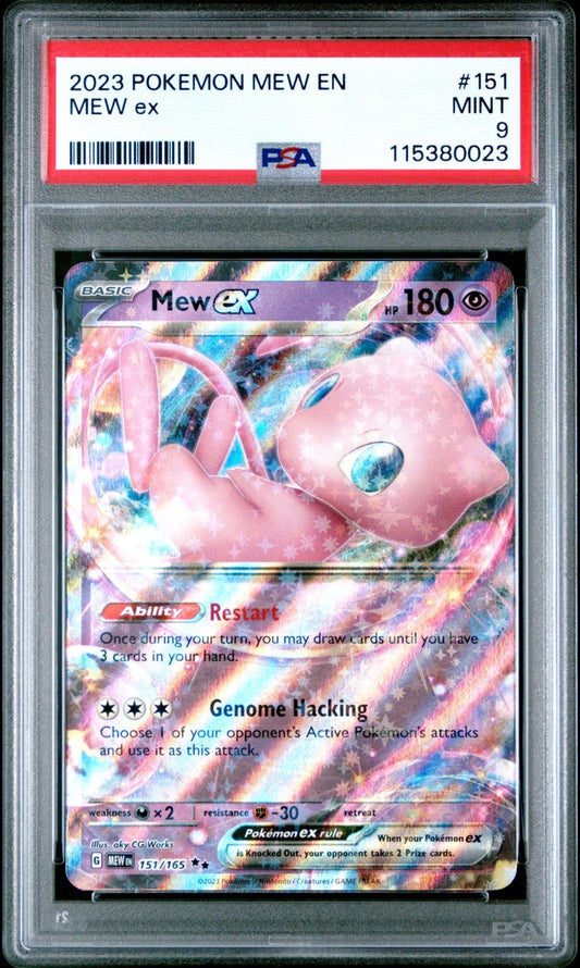 2023 POKEMON MEW EN-151 151 MEW EX PSA 9