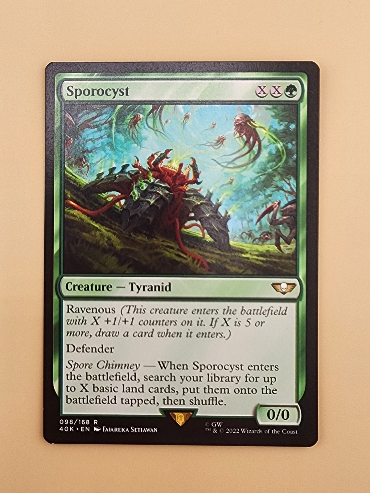 Sporocyst, English Warhammer 40,000 Commander MTG Magic LP
