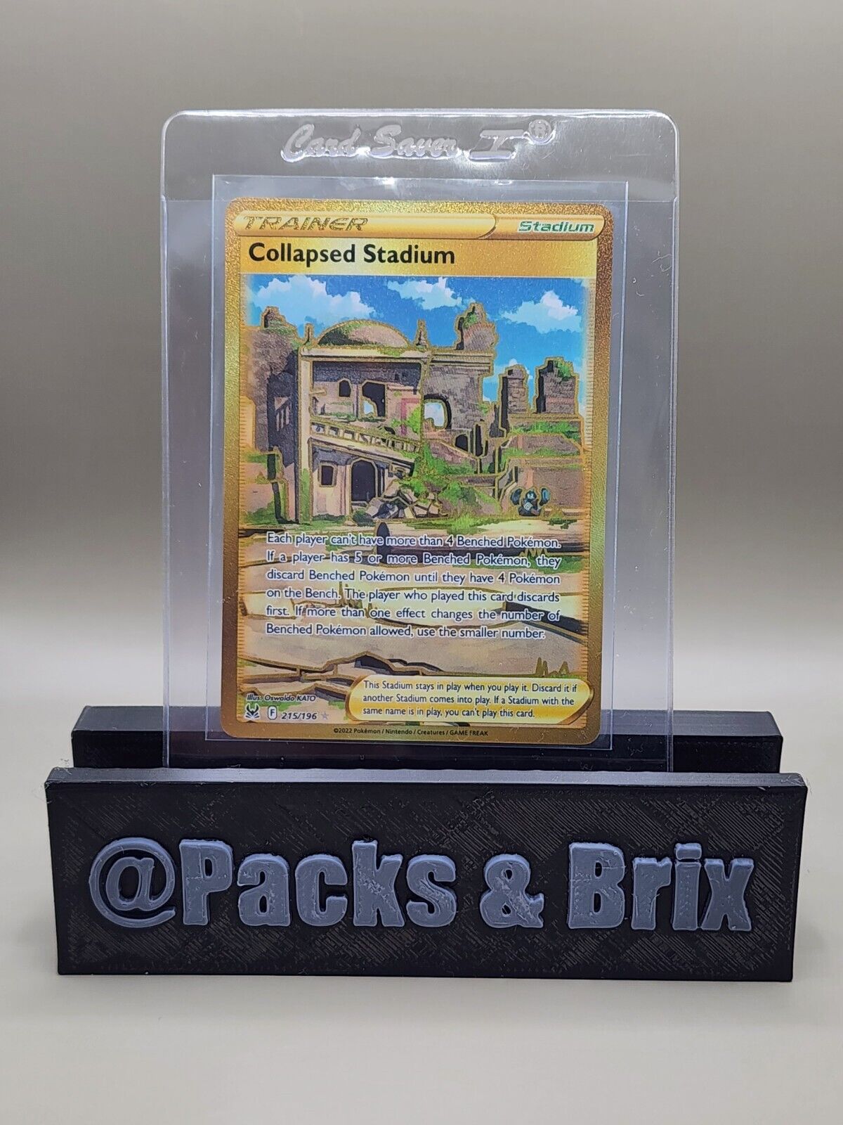 Pokémon TCG Collapsed Stadium Sword & Shield - Lost Origin 215/196 Regular...