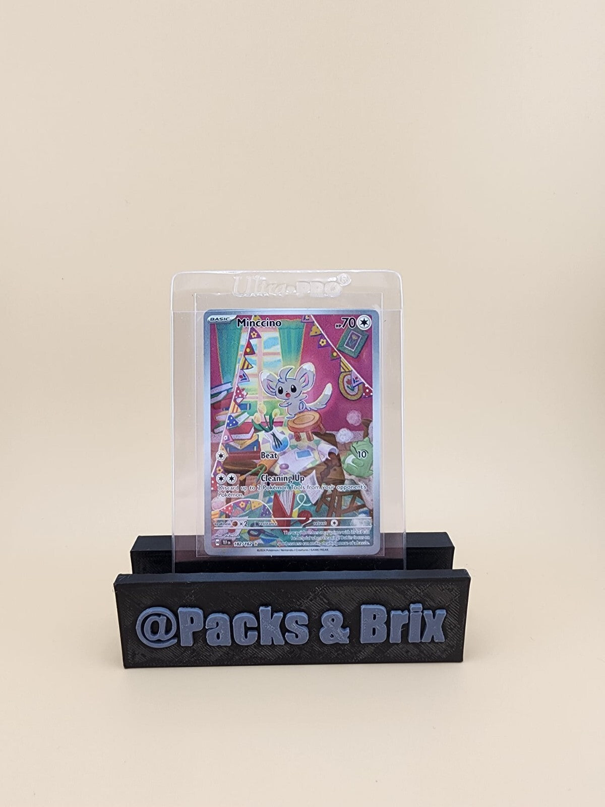 Minccino 182/162 Sv05: Temporal Forces Holo Near Mint (NM)