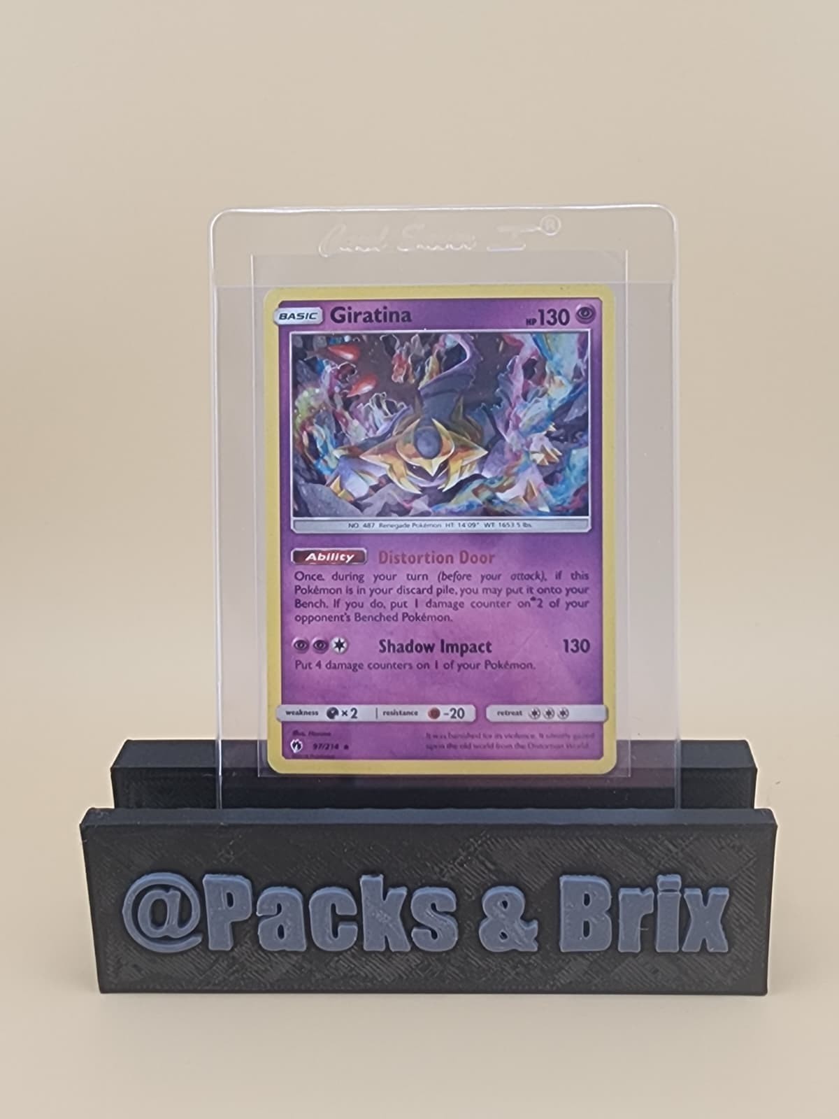 Giratina 97/214 Sm-Lost Thunder Holo Lightly Played (LP)