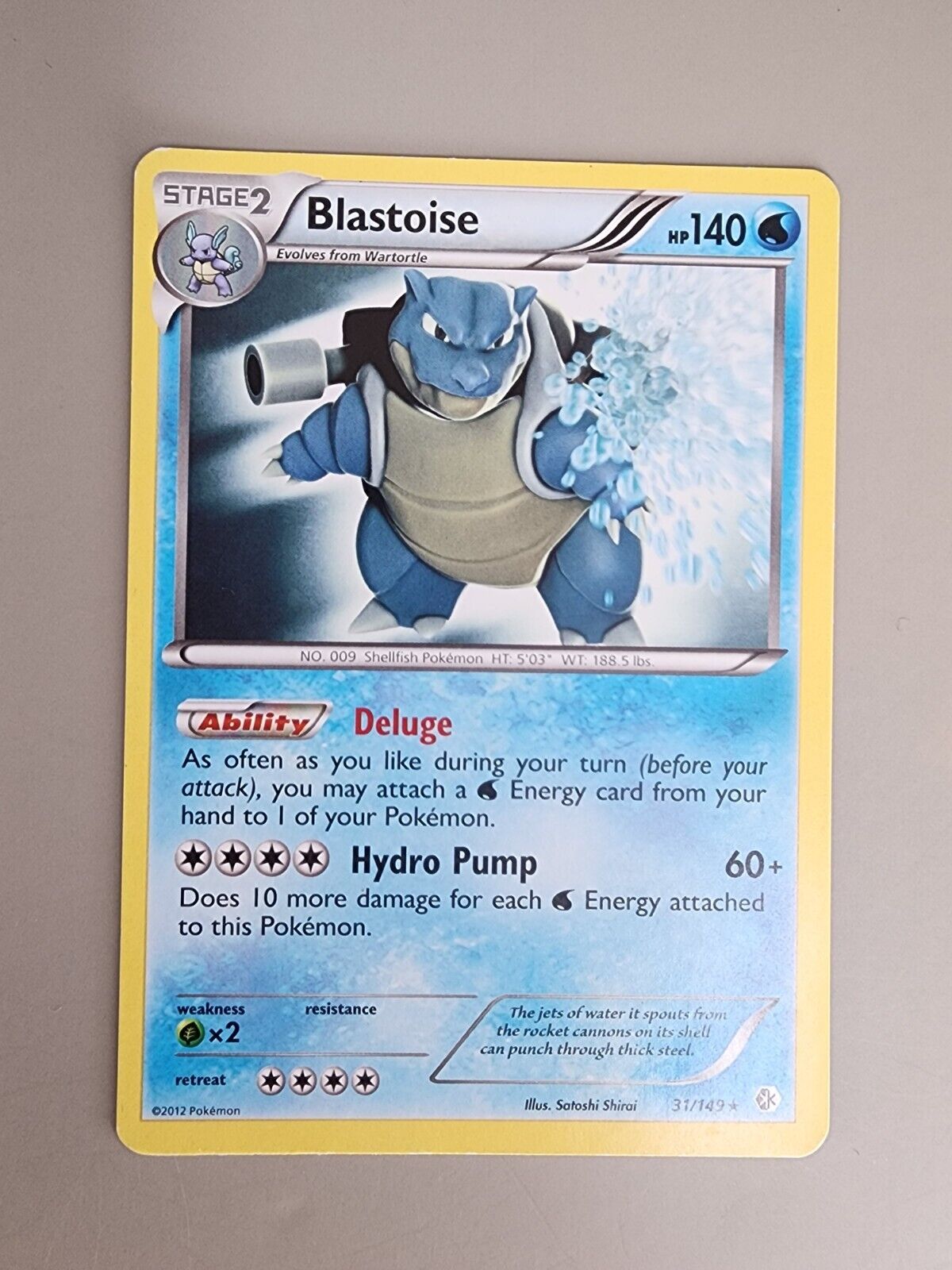 Blastoise 31/149 Boundaries Crossed Holo MP