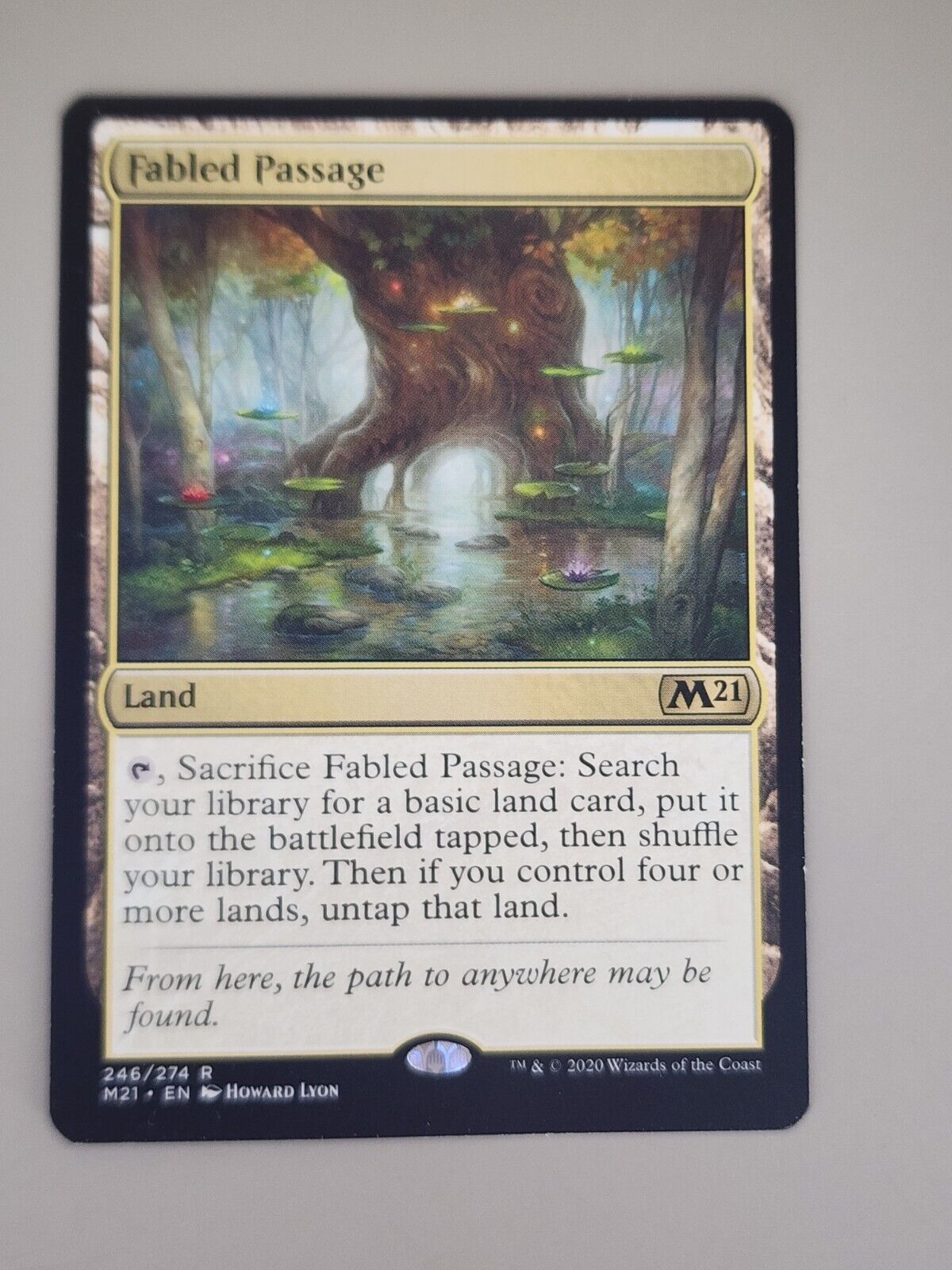 MTG Fabled Passage Promo Pack: Core Set 2021 246/274 Foil Promo