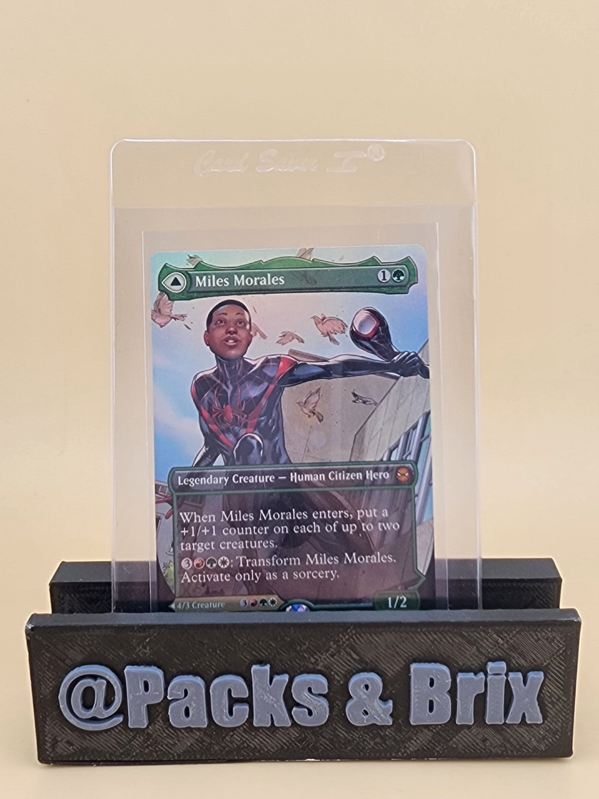 Miles Morales (0234) (Borderless) Marvel's Spider-Man Foil NM