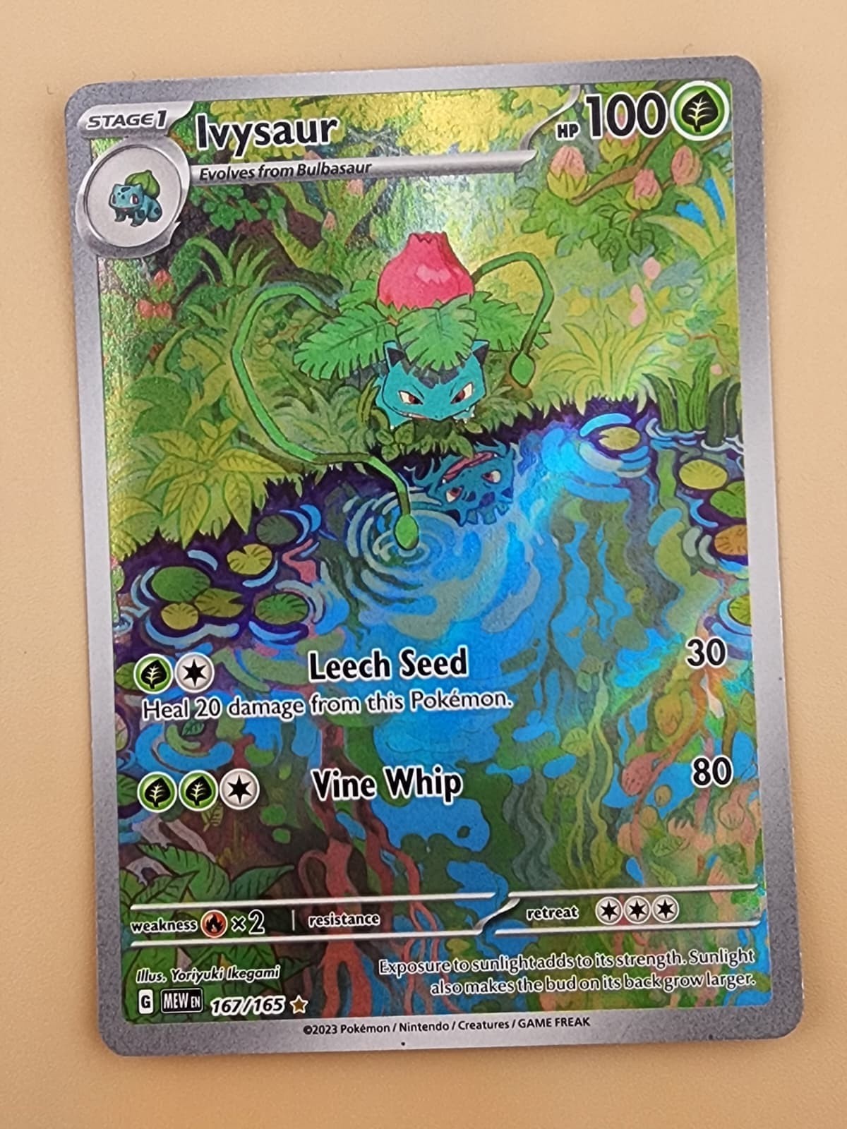 Ivysaur 167/165 Sv: Scarlet & Violet 151 Holo Lightly PLayed LP