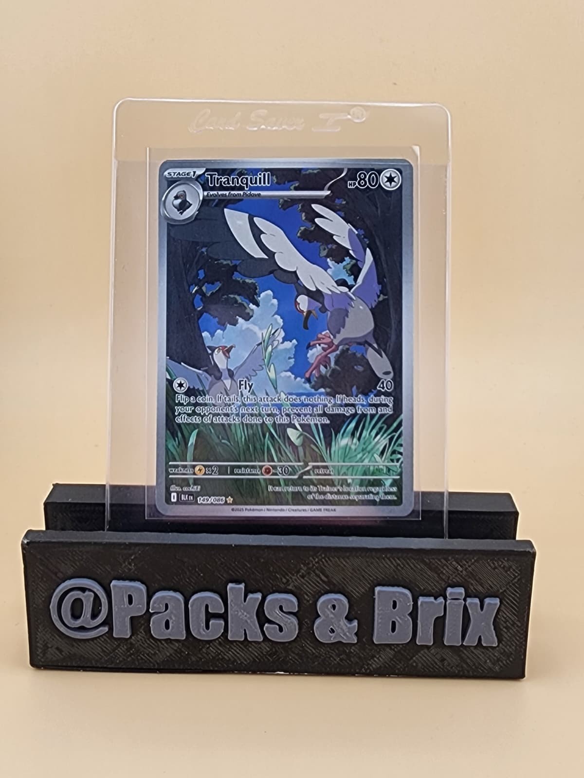 Tranquill 149/086 Sv: Black Bolt Holo Near Mint NM