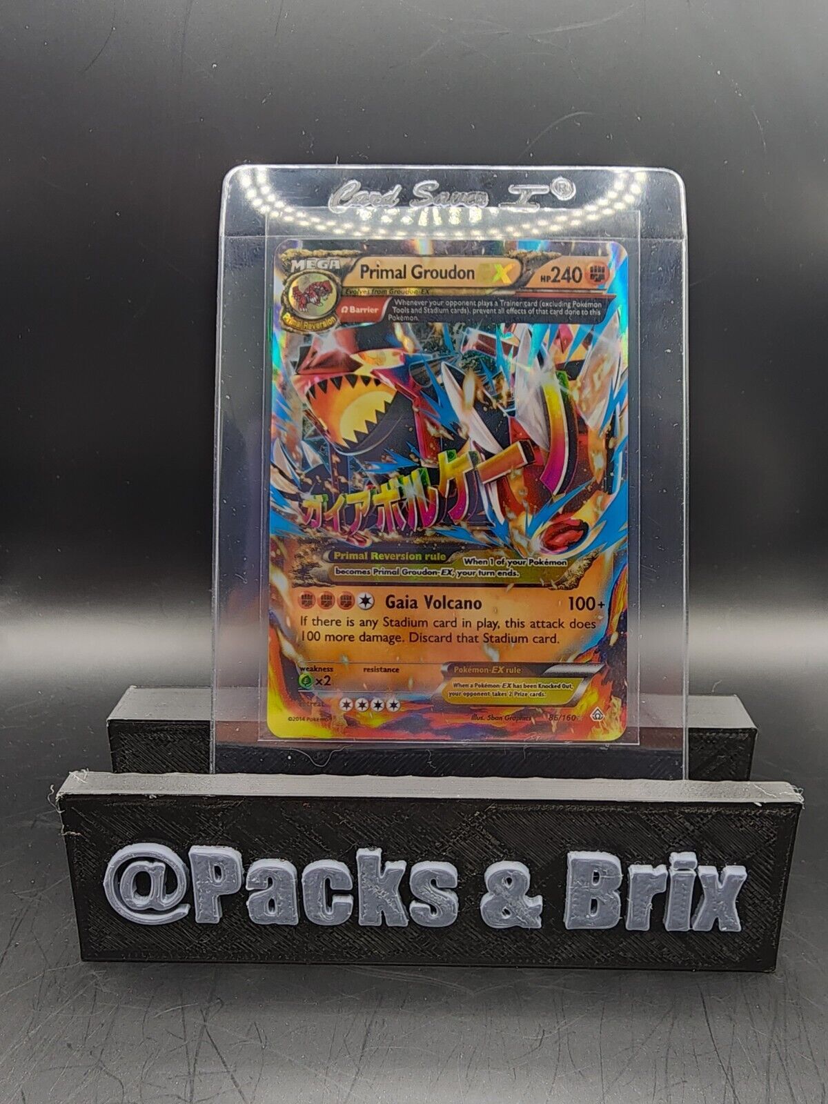 Primal Groudon EX 86/160 - Pokémon TCG - XY: Primal Clash - Ultra Rare Holo [LP]