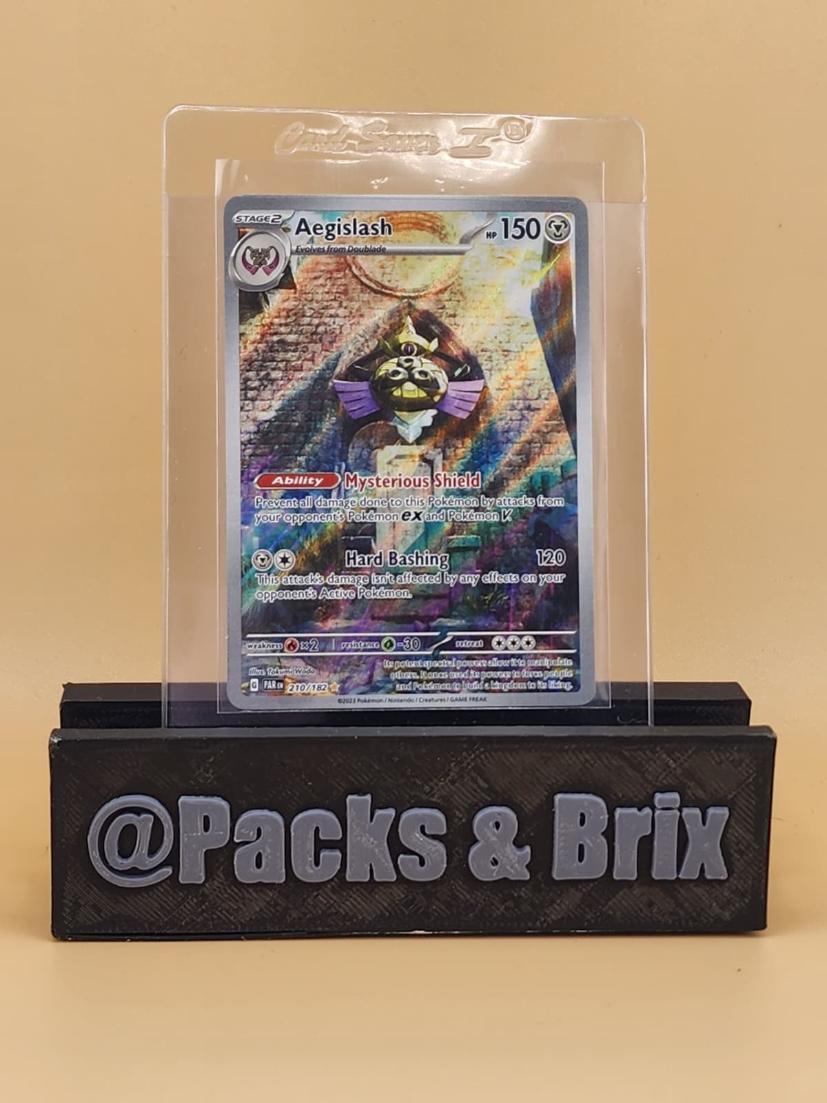 1 - Aegislash 210/182 SV04: Paradox Rift Holo Near Mint NM
