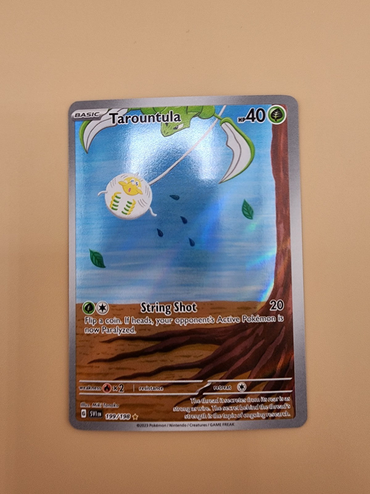 Tarountula 199/198 Sv01: Scarlet & Violet Base Set Holo