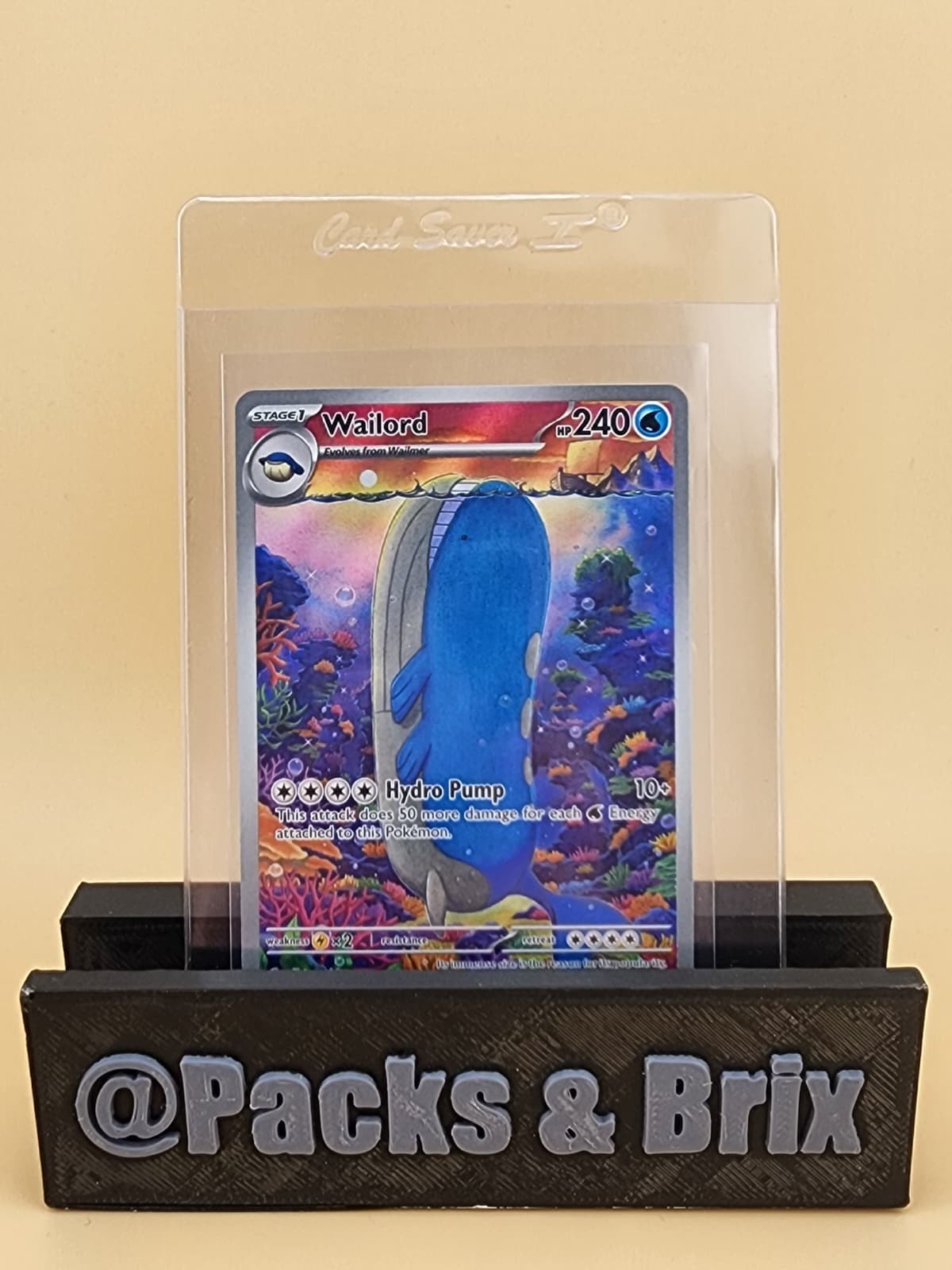 Wailord 162/159 Sv09: Journey Together Holo Near Mint NM