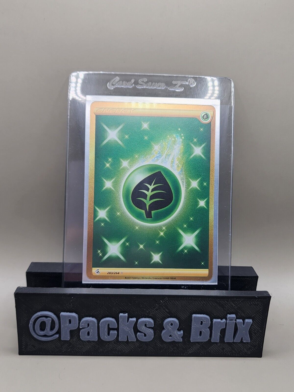 Grass Energy (Secret) 283/264 Swsh08: Fusion Strike Holo