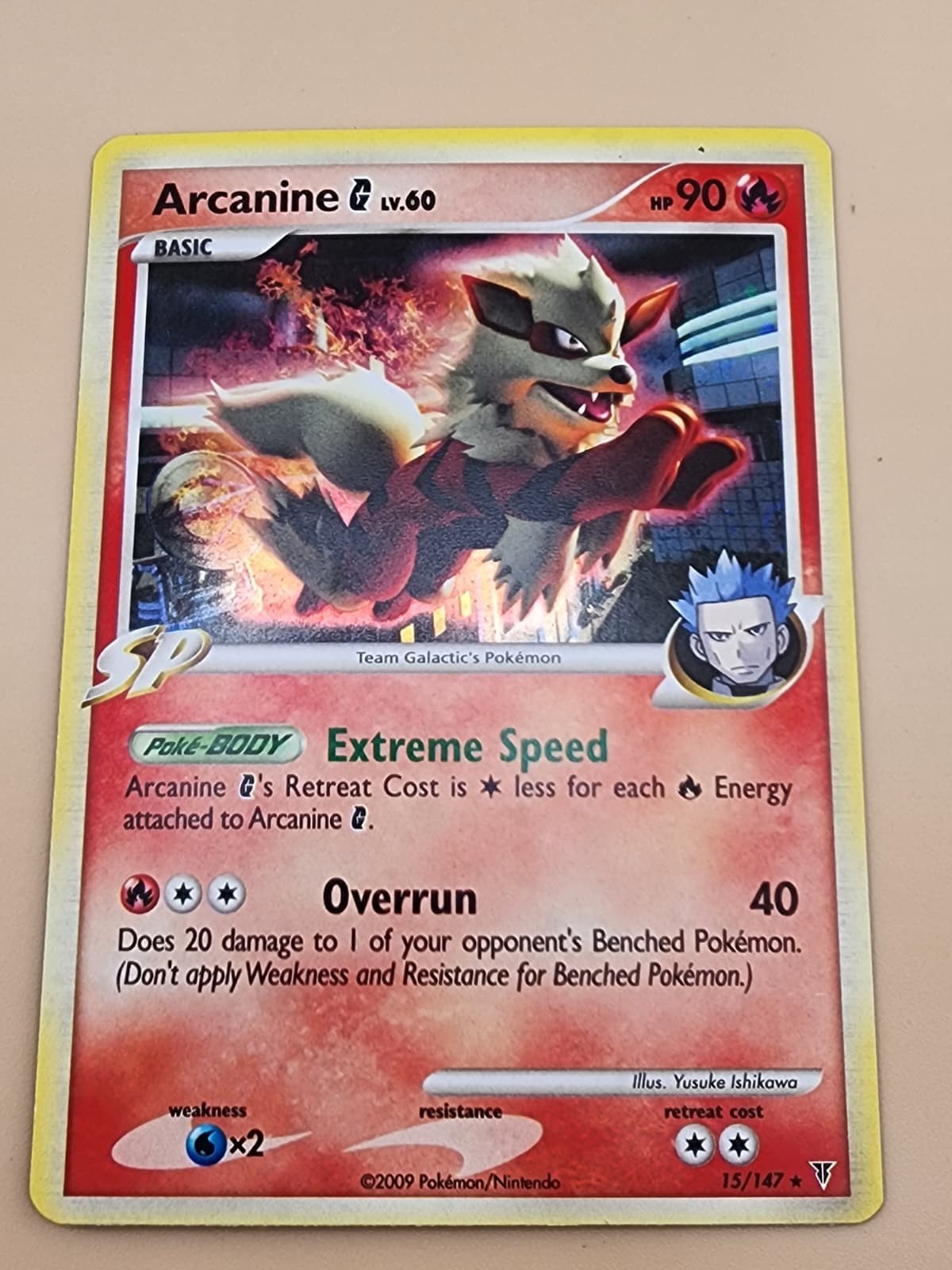 Arcanine G 015/147 Deck Exclusives Holo Lightly Played (LP)