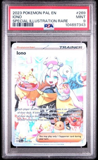 Iono 269/193 Sv02: Paldea Evolved Holo Graded PSA 9