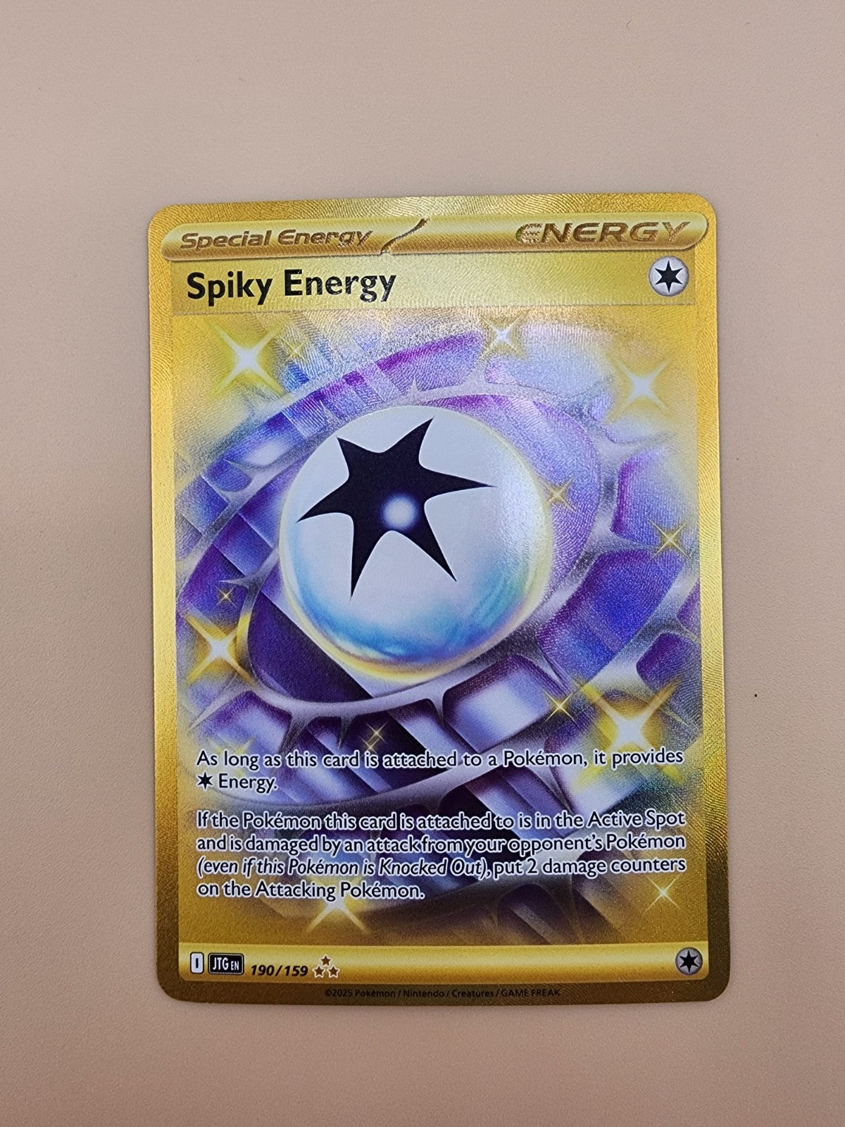 Spiky Energy 190/159 Sv09: Journey Together Holo Near Mint (NM)