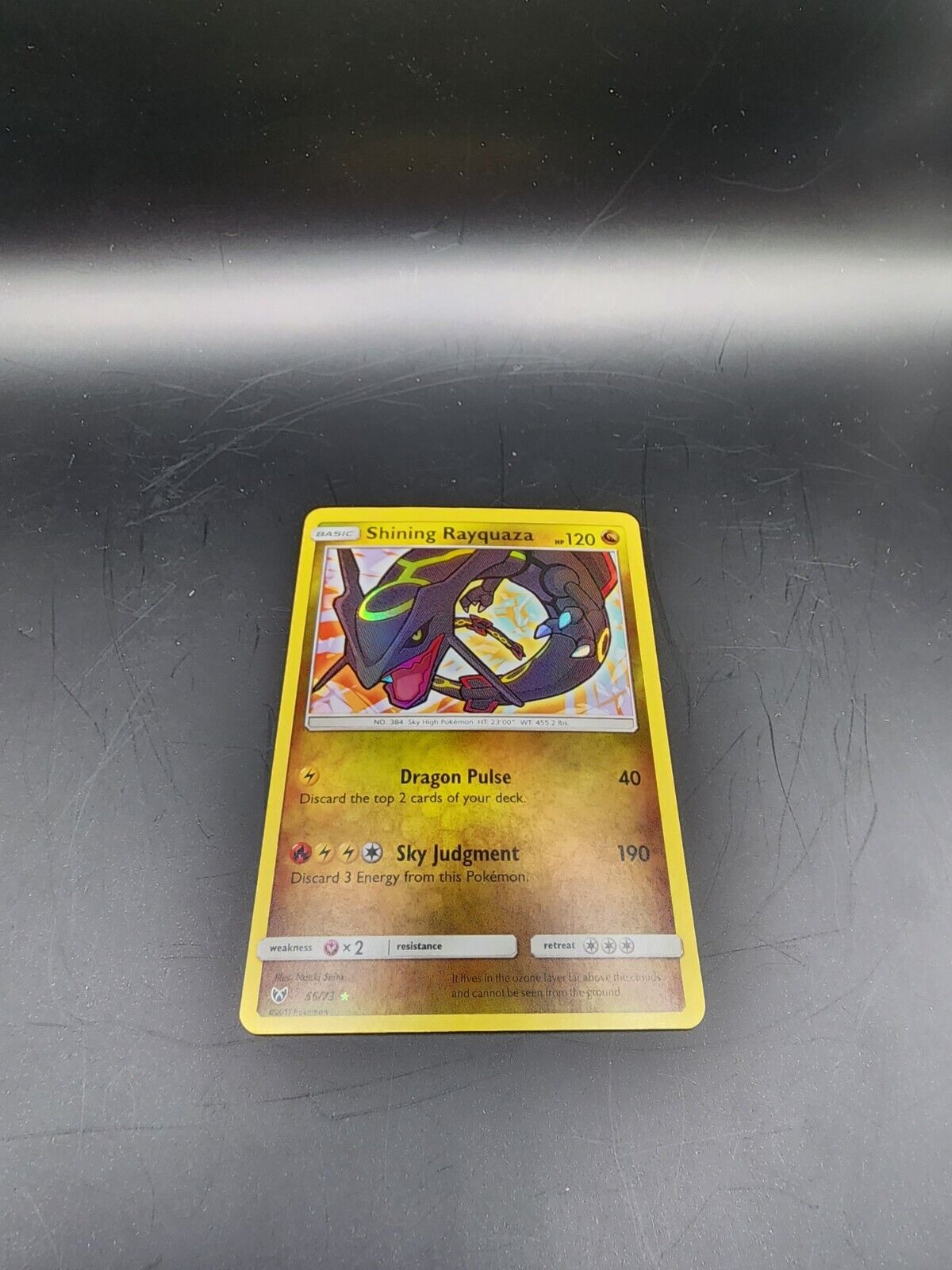 Pokémon TCG Shining Rayquaza Shining Legends 56/73 Holo Shiny Holo Rare