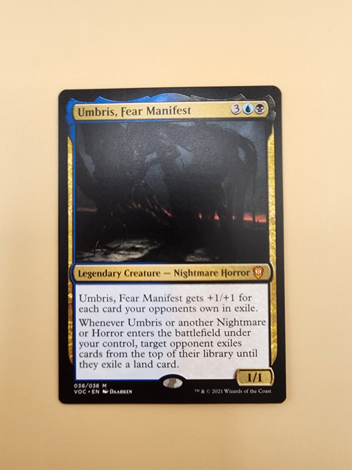 Umbris, Fear Manifest Commander: Innistrad: Crimson Vow Regular