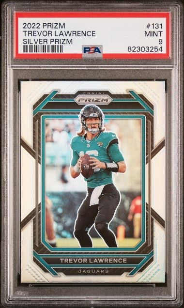 2022 Panini Prizm - Trevor Lawrence #131 Silver Prizm PSA 9