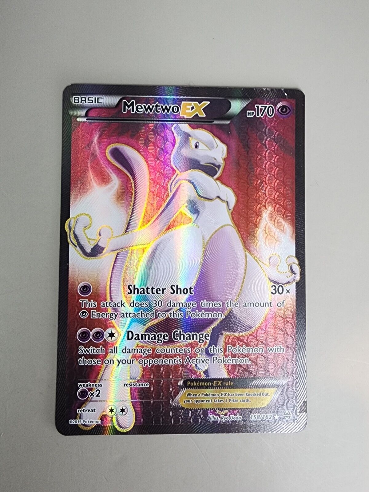 Mewtwo EX (158 Full Art) 158/162 Breakthrough Holo MP