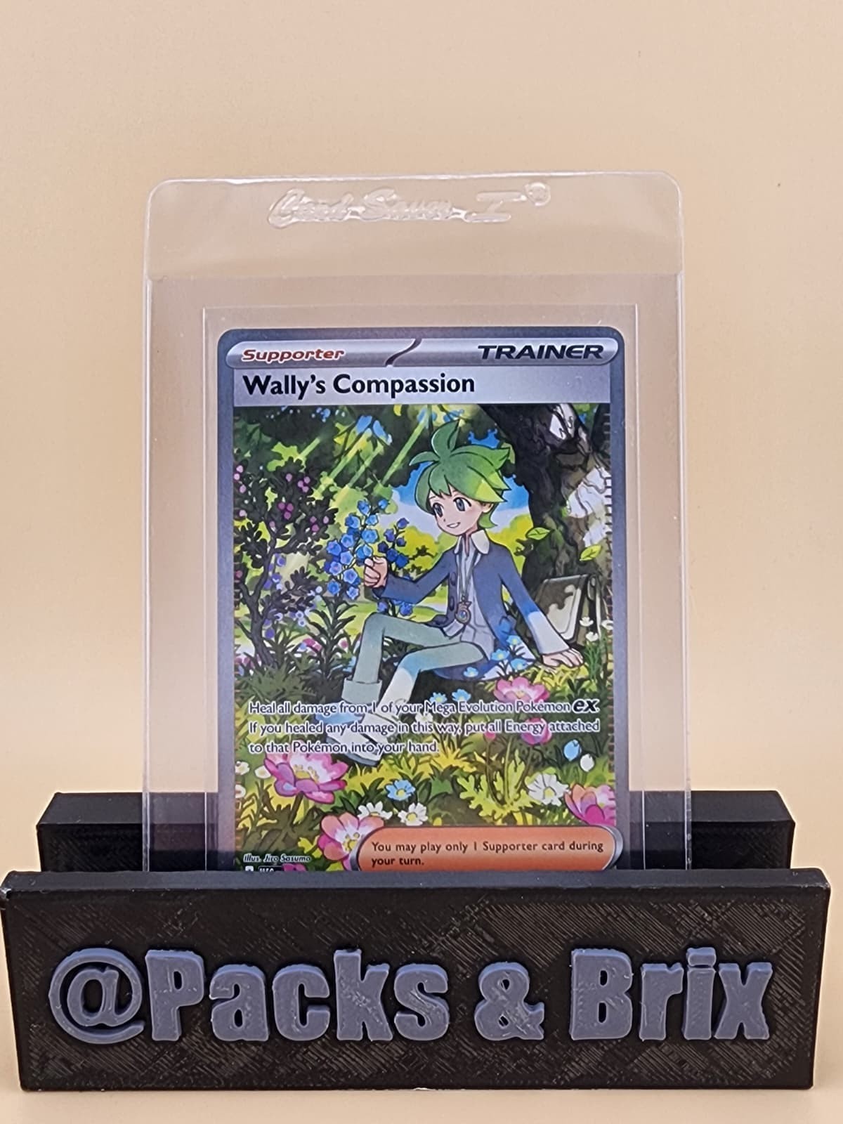 Wally's Compassion 186/132 Me01: Mega Evolution Holo Near Mint (NM)