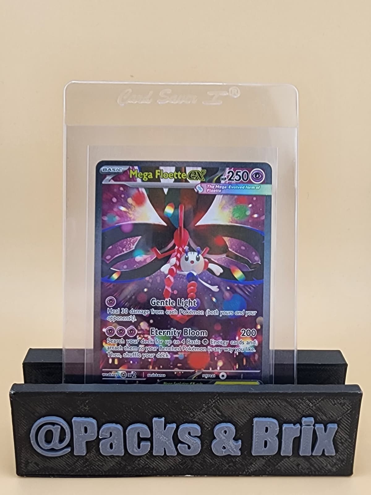 Mega Floette ex 117/086 Me04: Chaos Rising Holo Near Mint NM