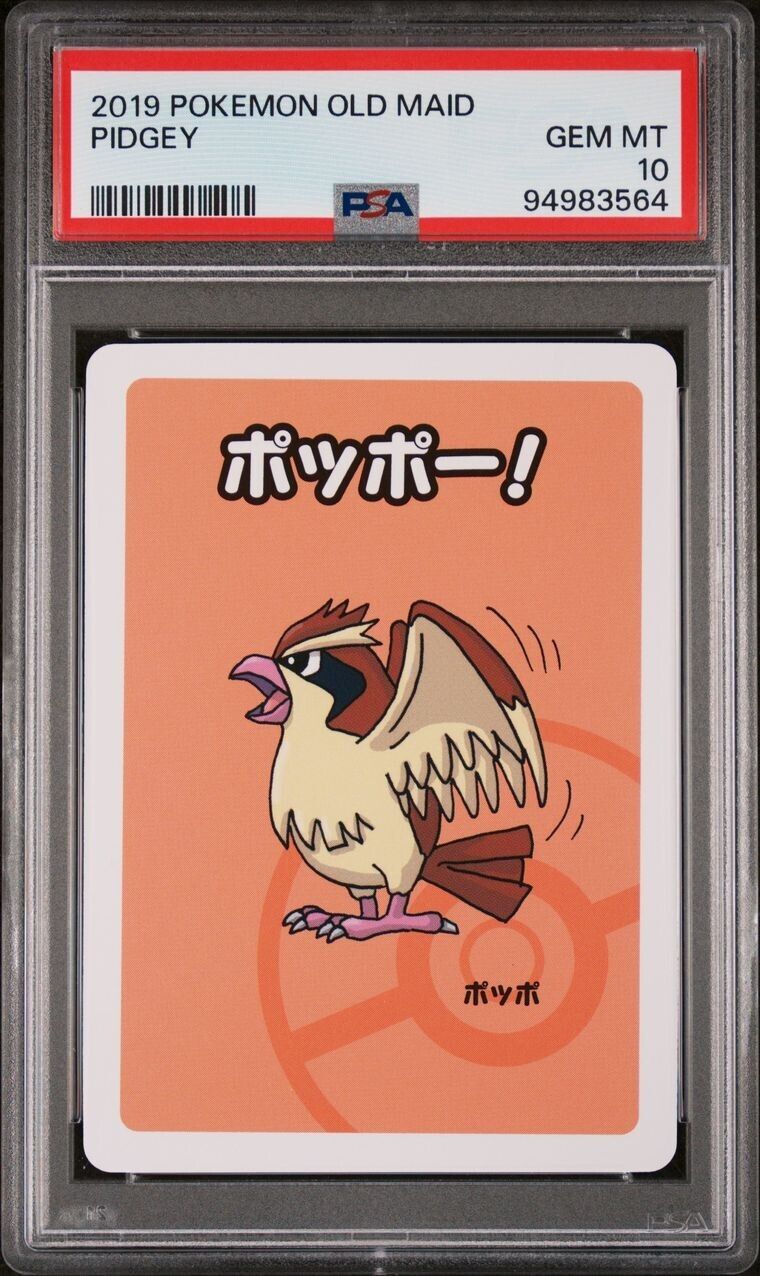 Pokemon PSA 10 Pidgey Old Maid Japanese Babanuki Gem Mint 2019