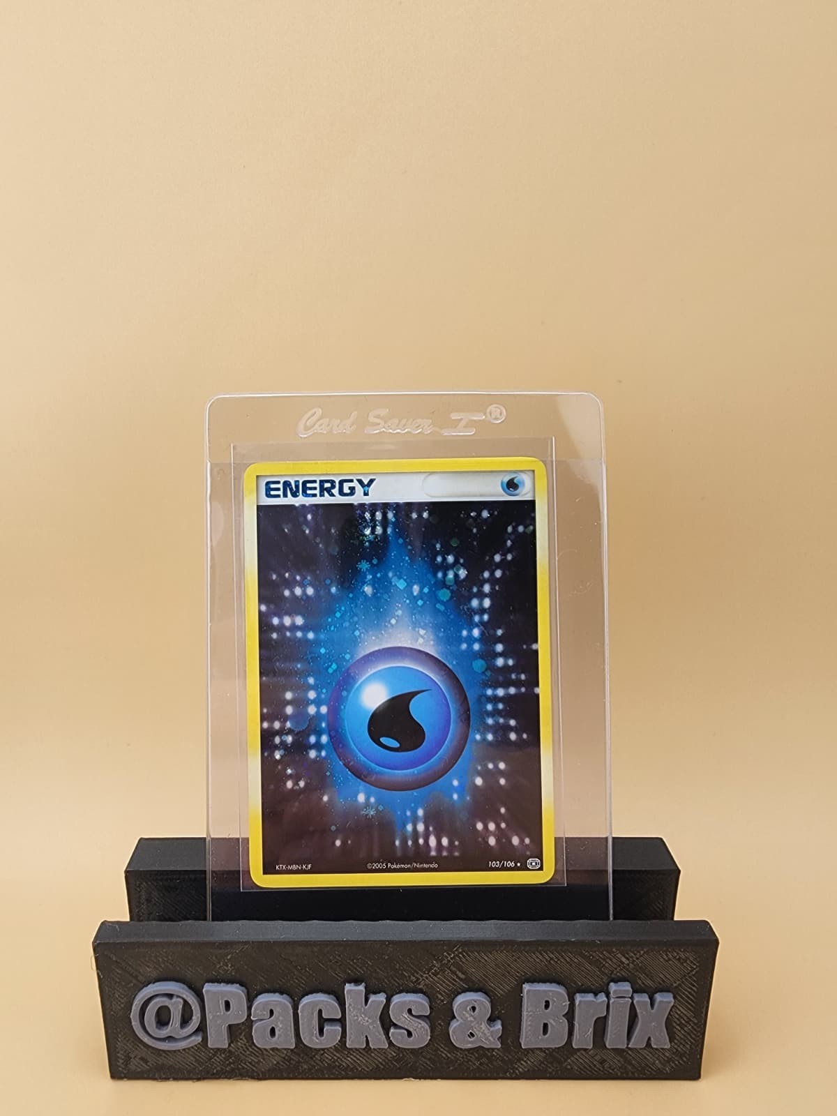 Water Energy 103/106 Emerald Holo Lightly Played (LP)