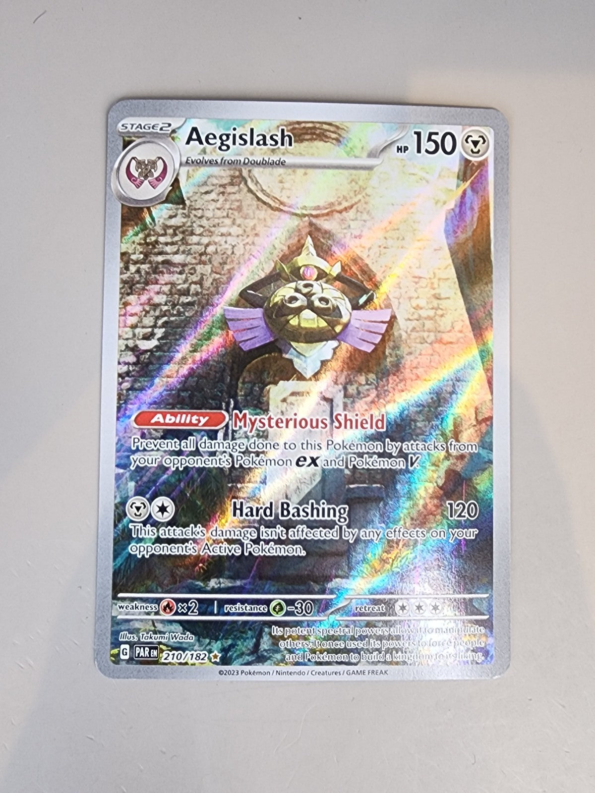 Aegislash 210/182 Sv04: Paradox Rift Holo