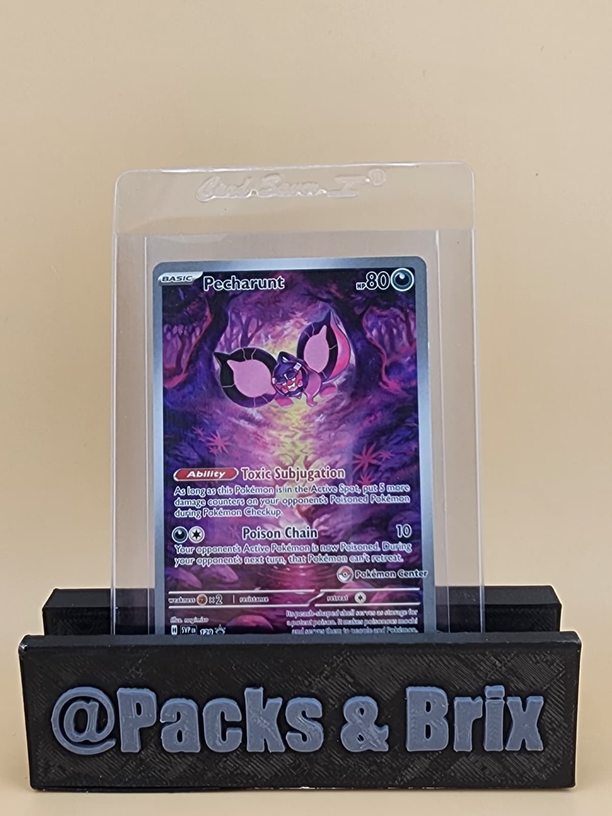 Pecharunt (Pokemon Center Exclusive)129 Holo Scarlet & Violet Promo Near Mint NM