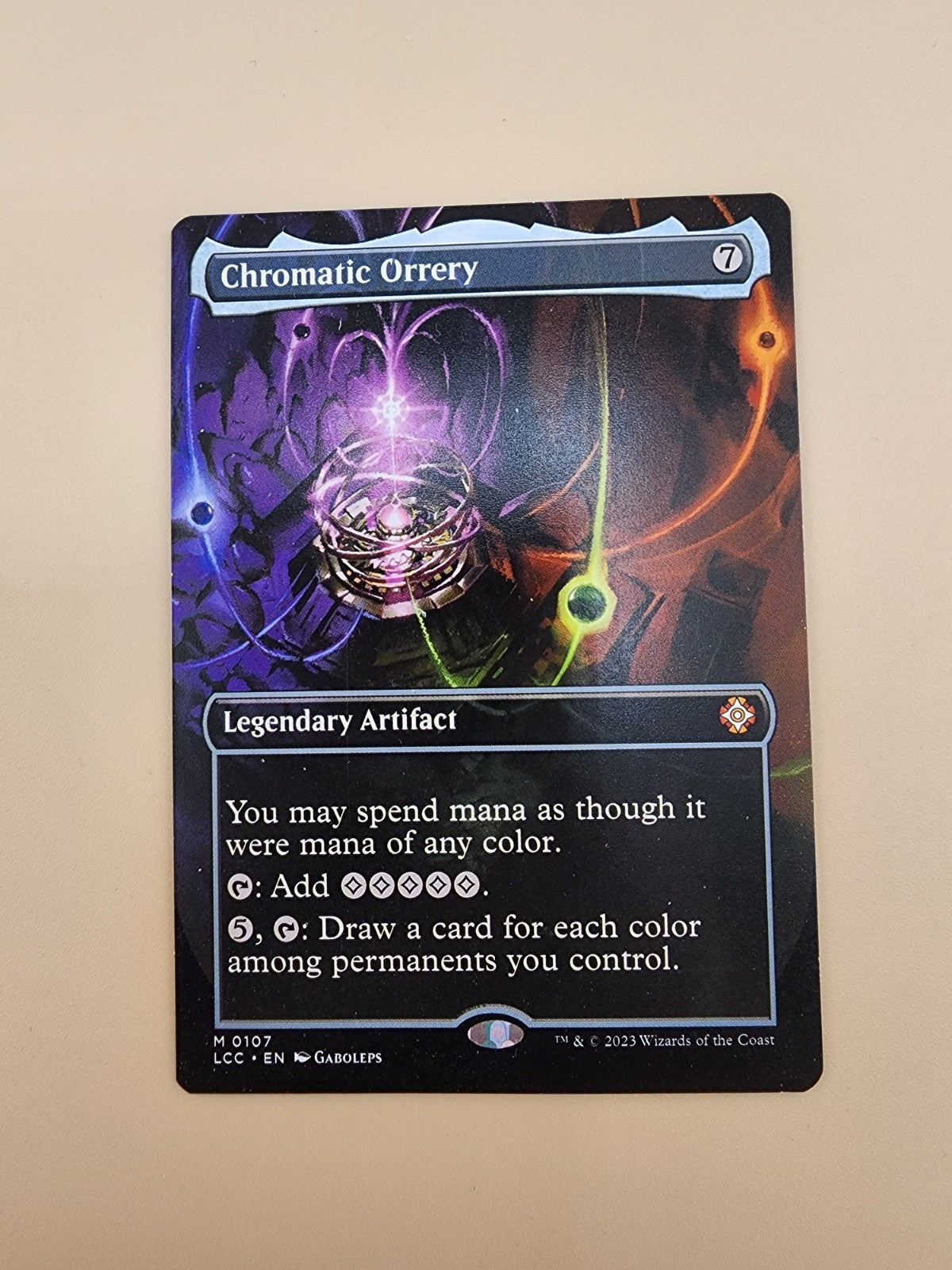 MTG Chromatic Orrery (Borderless) LCC 0107 Commander: Lost Caverns LP MTG