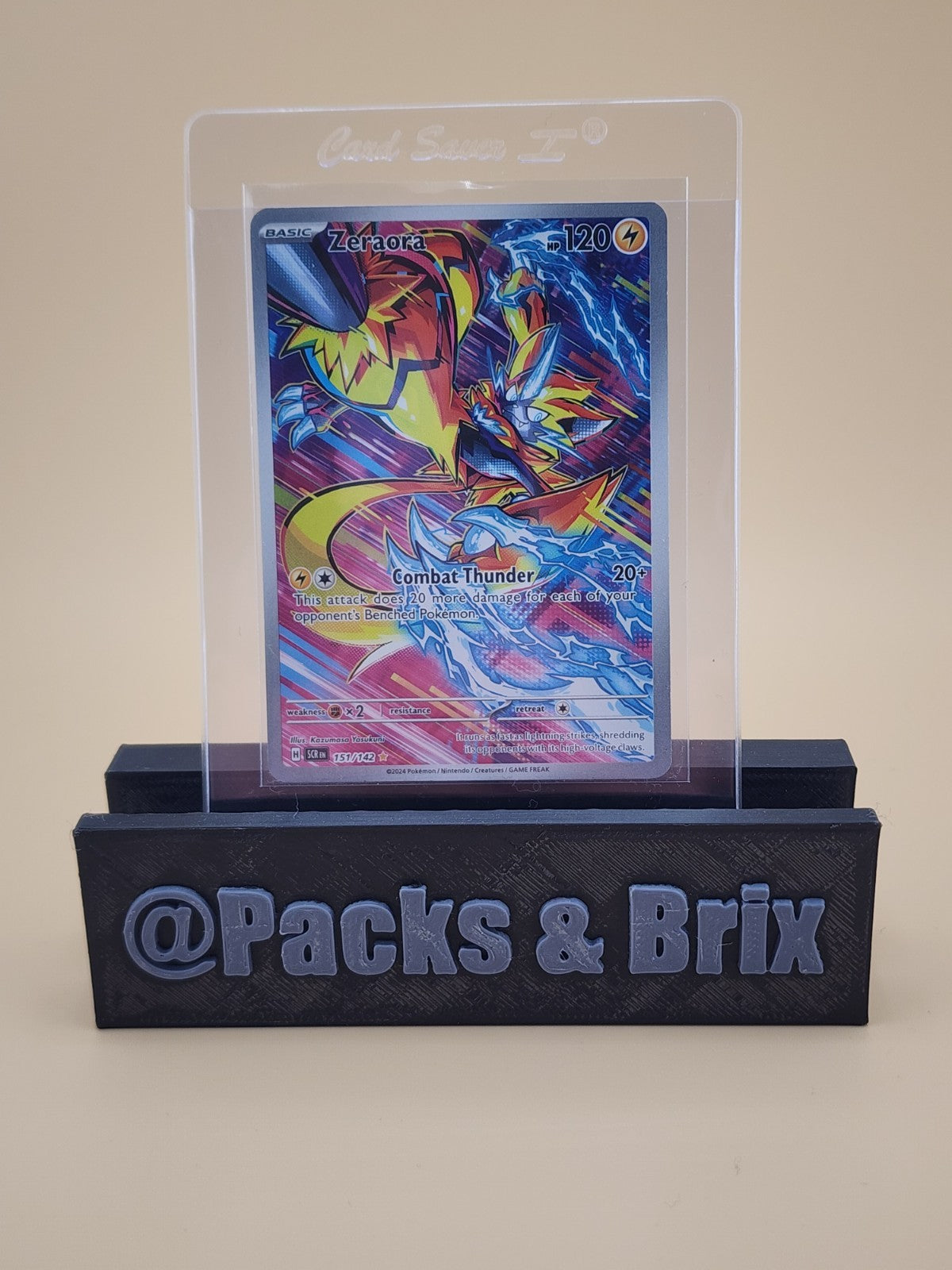 Zeraora 151/142 Sv07: Stellar Crown Holo NM