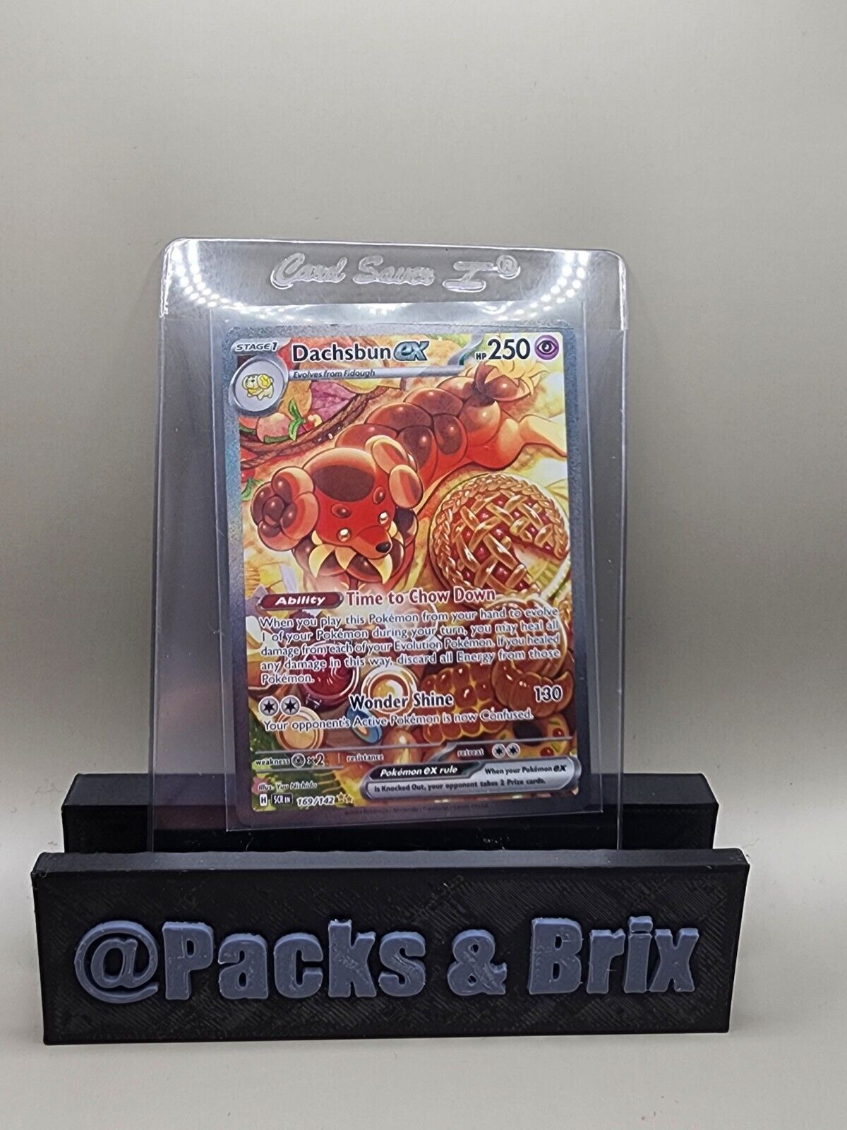 Dachsbun ex 169/142 Sv07: Stellar Crown Holo NM Pokémon TCG