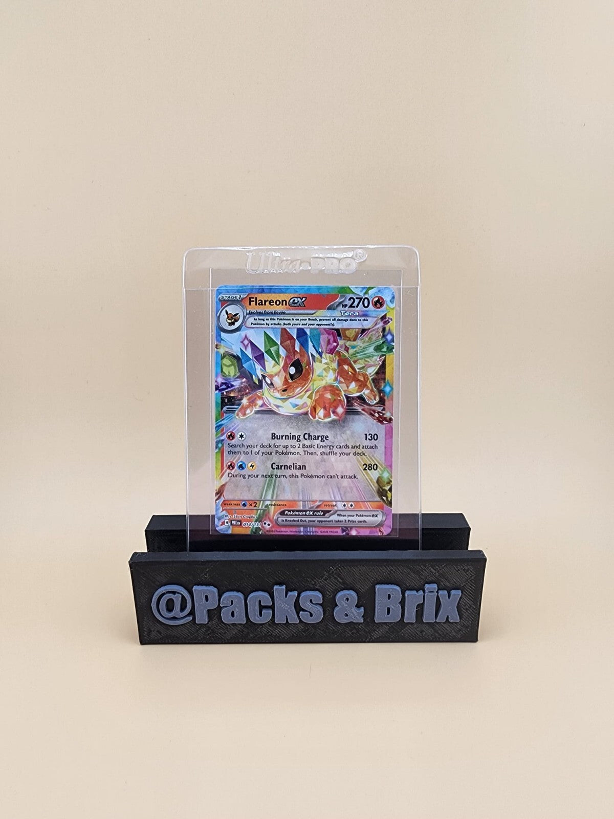 Flareon ex 014/131 Prismatic Evolutions Holo Near Mint (NM)