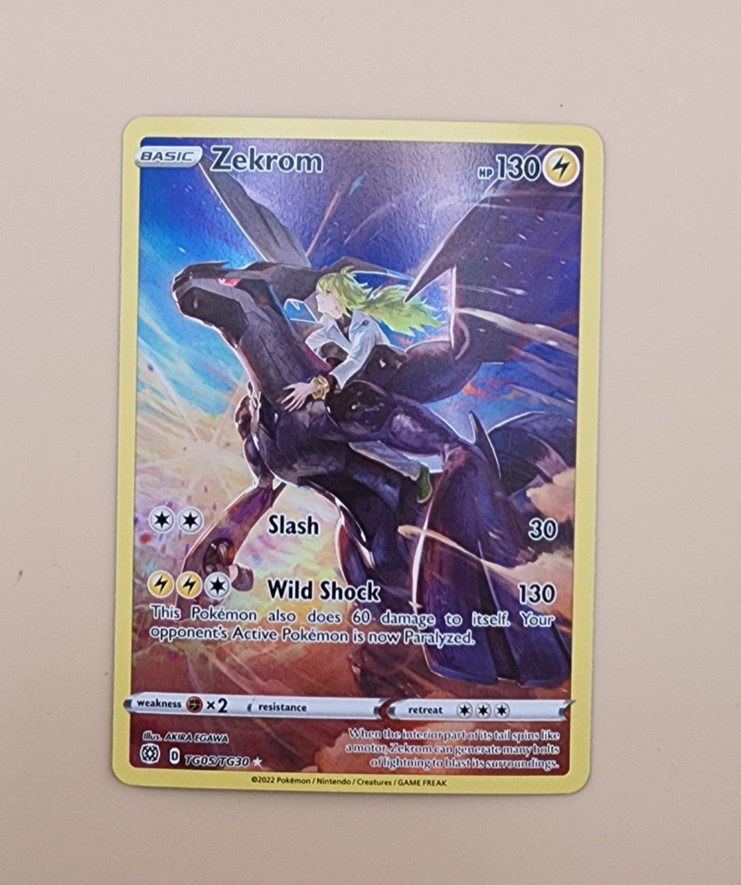 Zekrom TG05/TG30 Swsh09: Brilliant Stars Trainer Gallery Holo