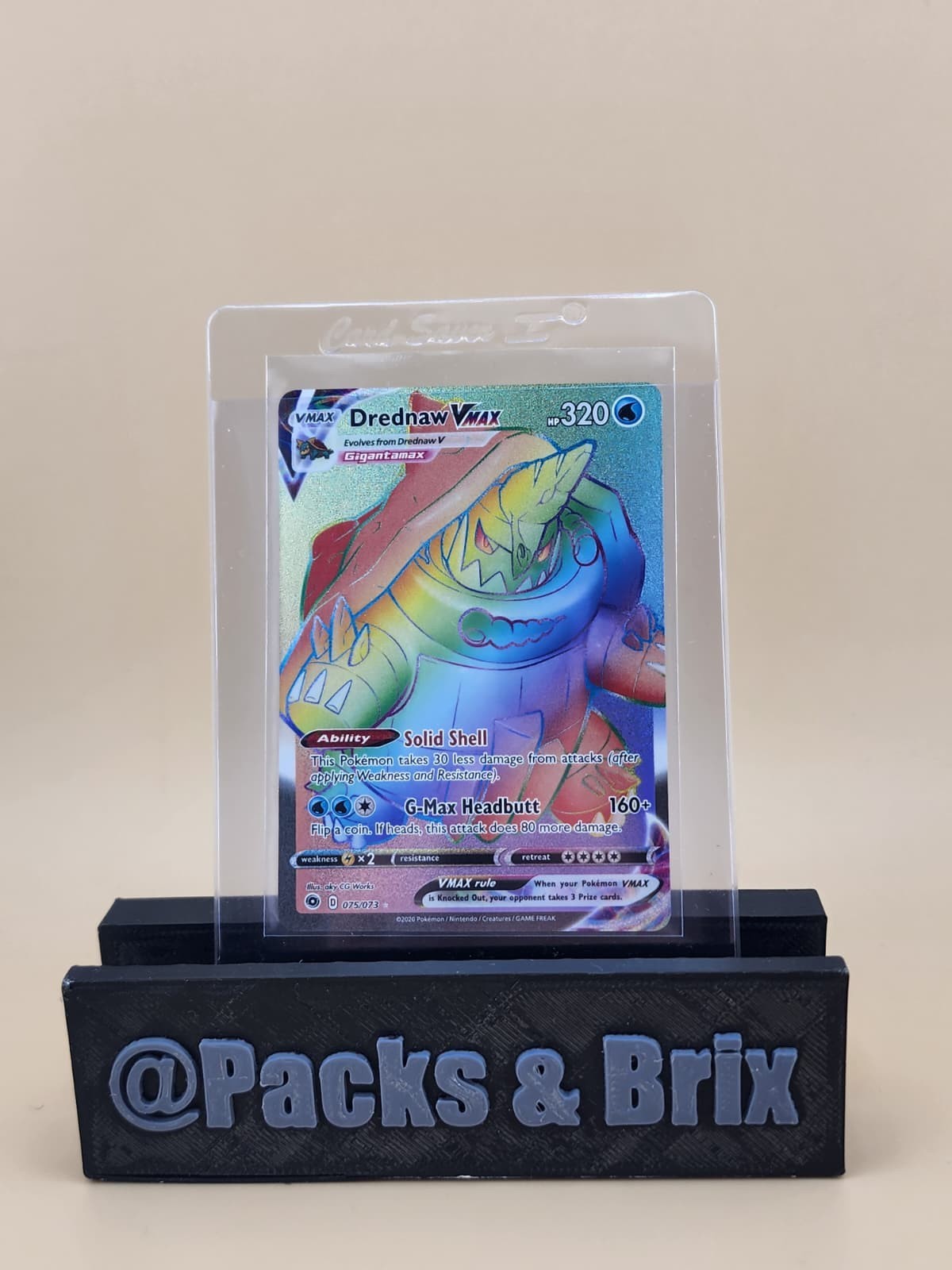 Drednaw VMAX (Secret) 75/73 Champions Path Holo Near Mint (NM)