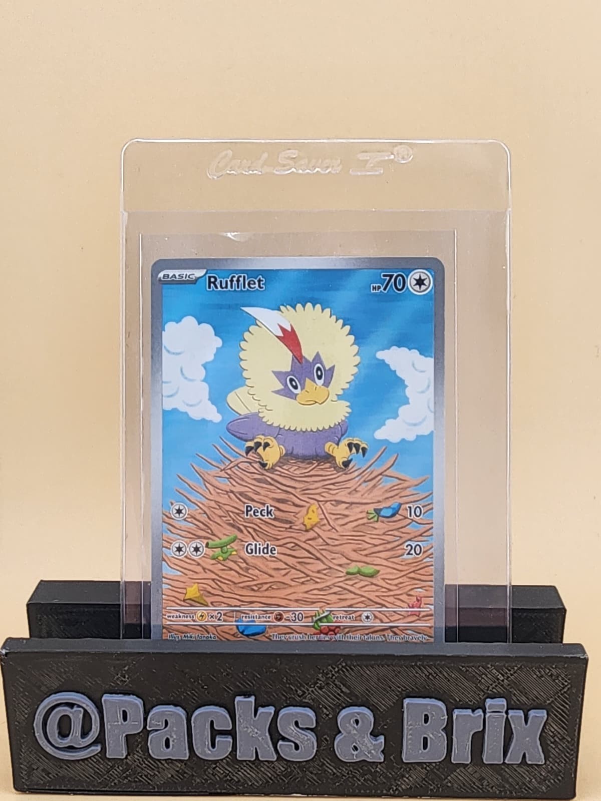 Rufflet 154/086 Sv: Black Bolt Holo Near Mint NM