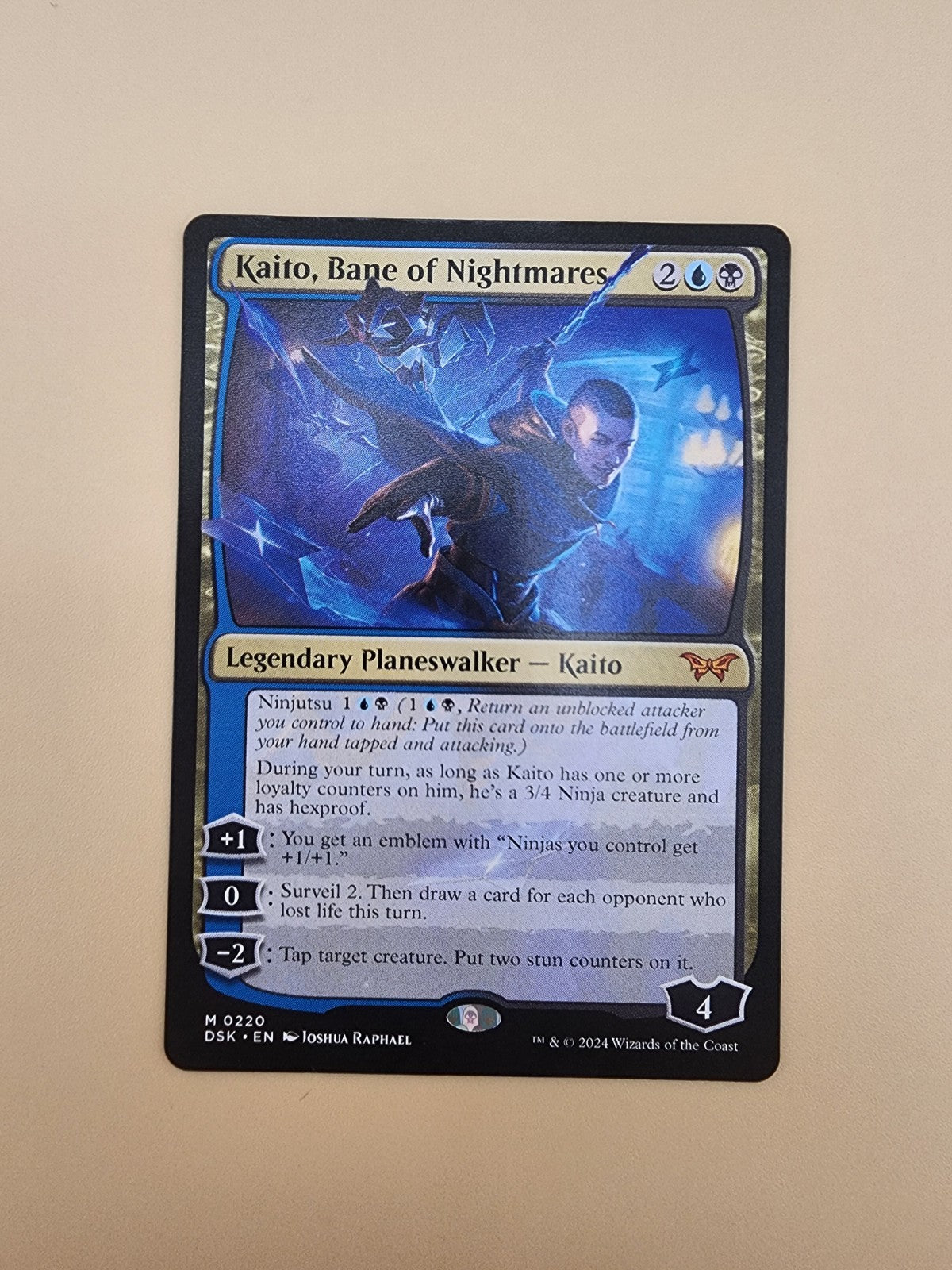 MTG Kaito, Bane of Nightmares [DSK] #220 