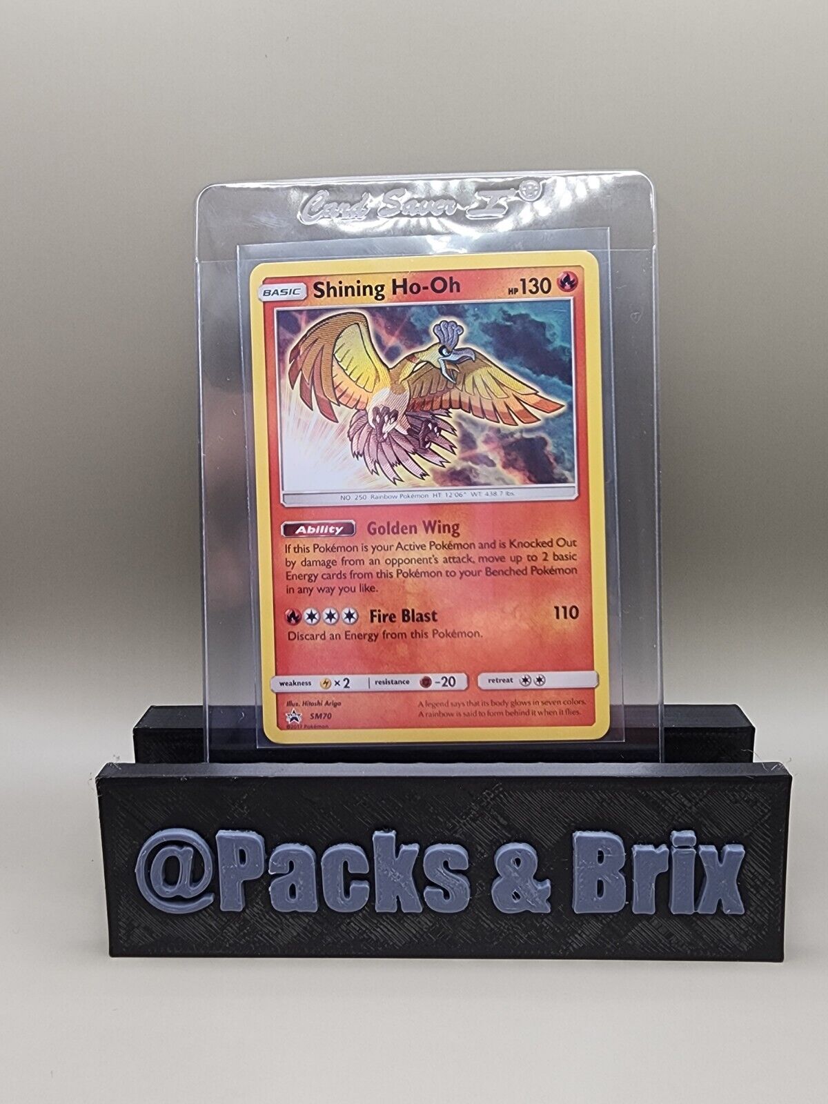 Pokémon TCG Shining Ho-Oh Sun & Moon SM70 Promo Promo